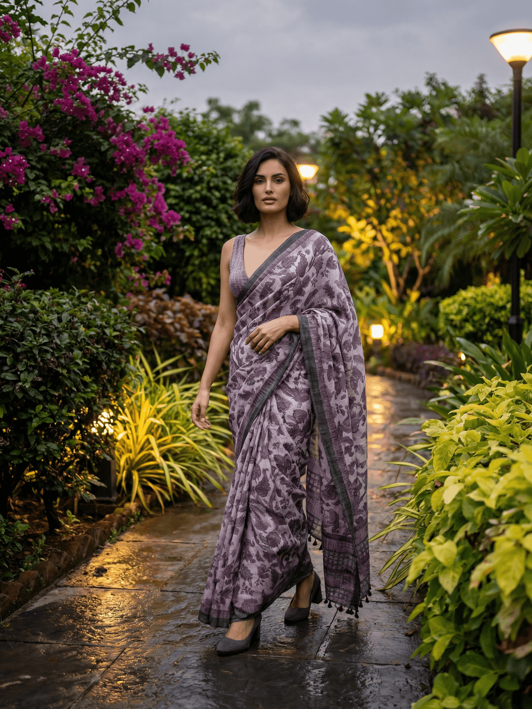 Vrushti Floral Saree