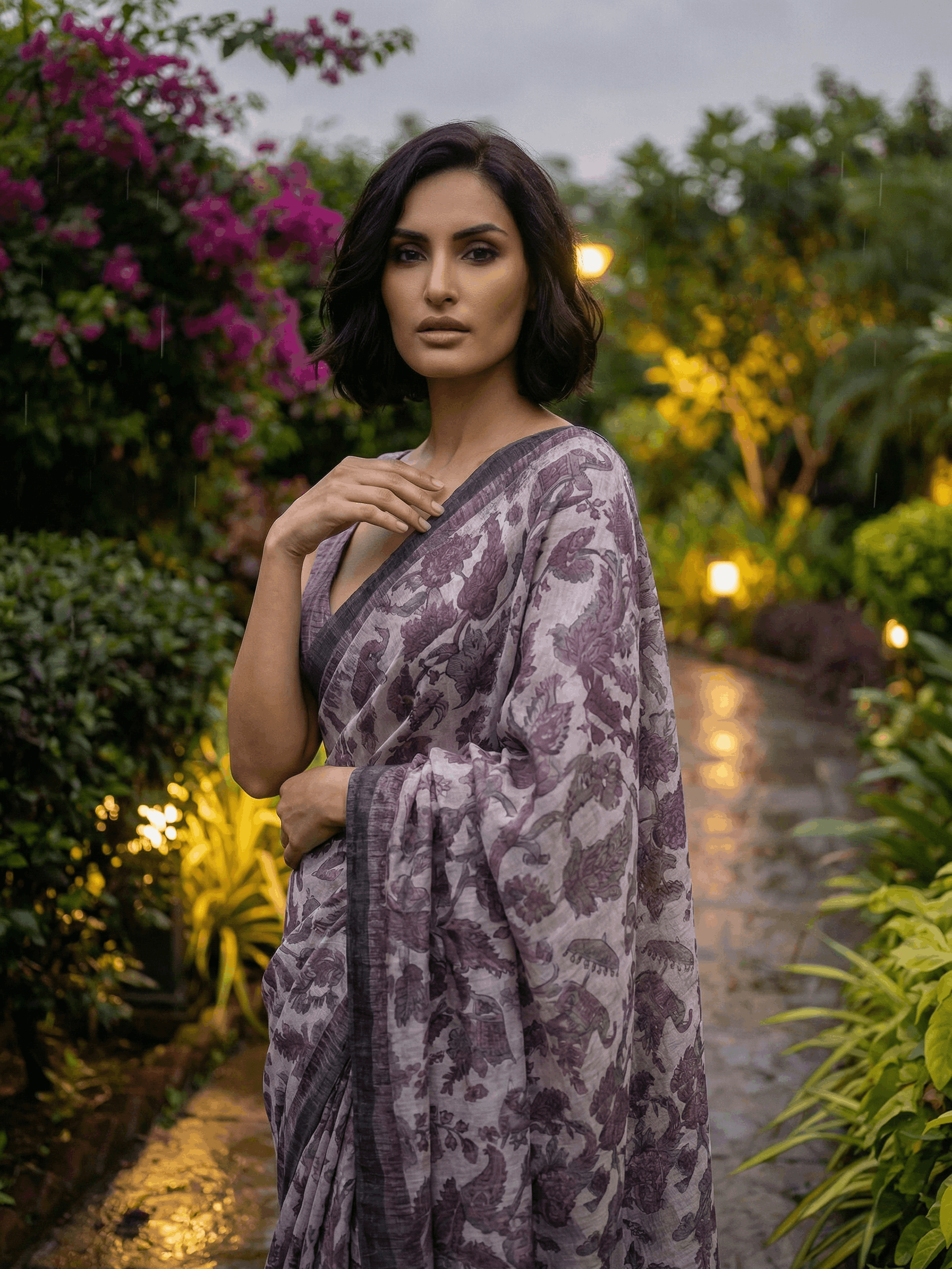 Vrushti Floral Saree