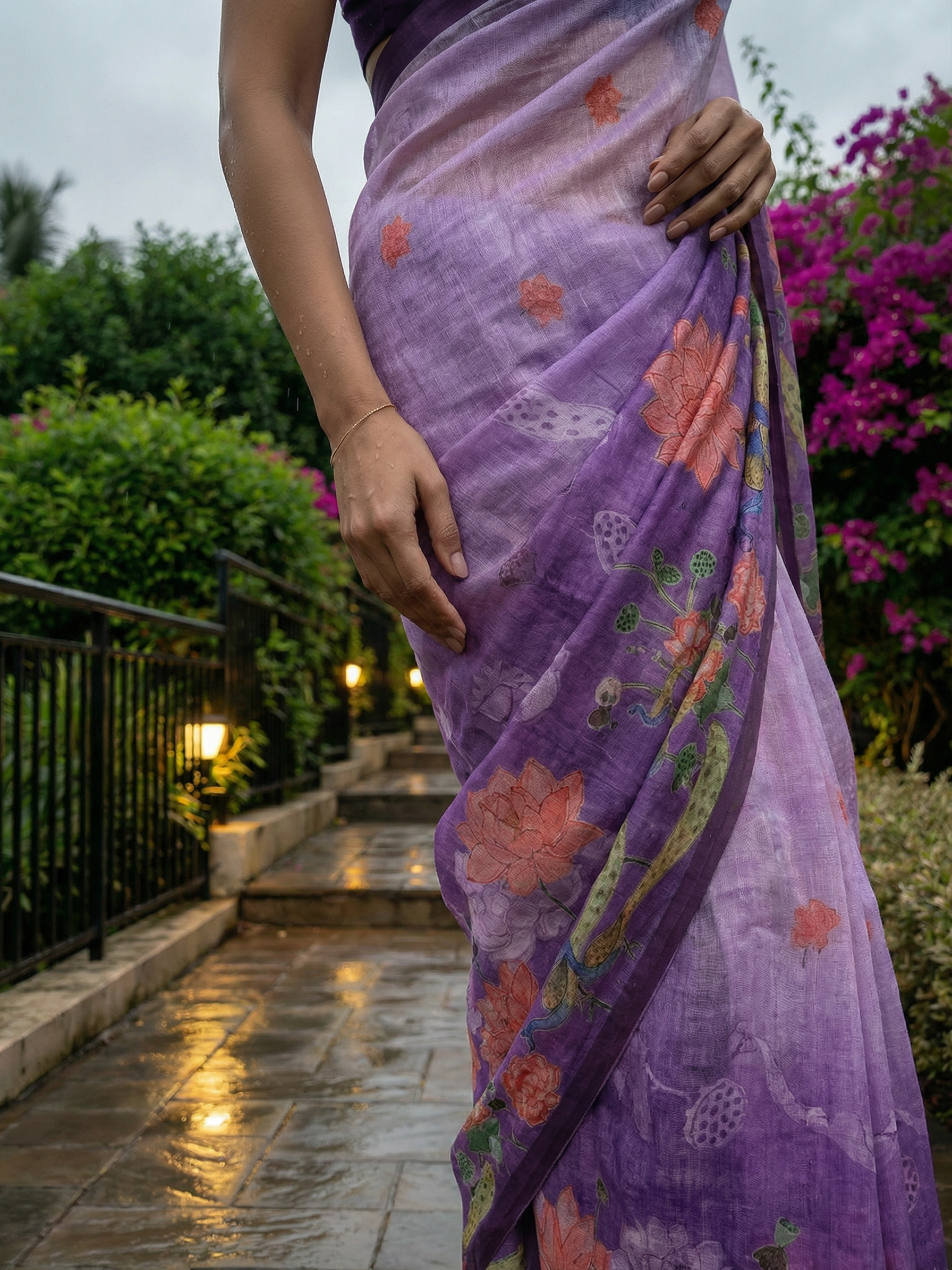 Shaily Purple Saree