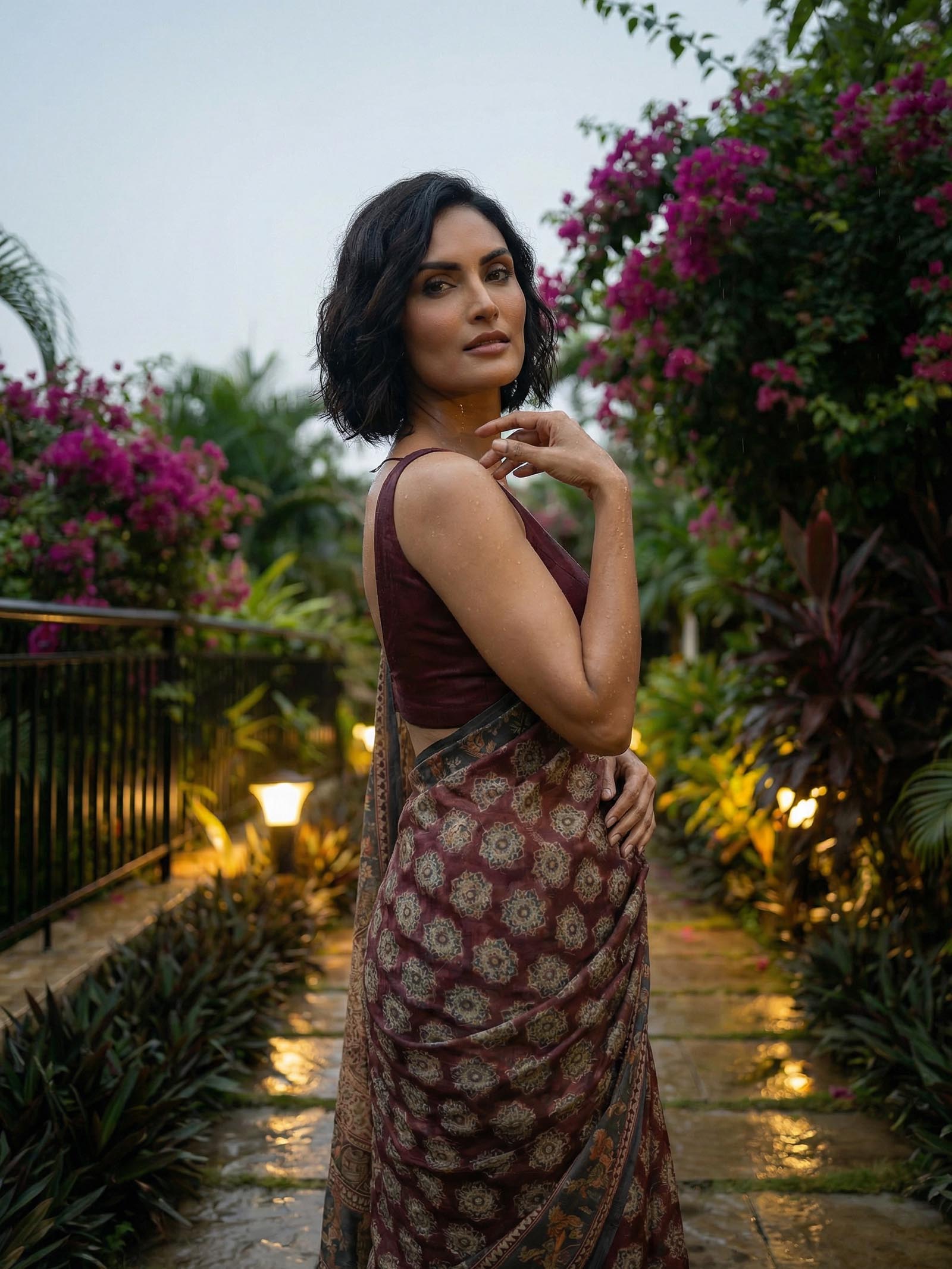 Prisha Kalamkari Saree