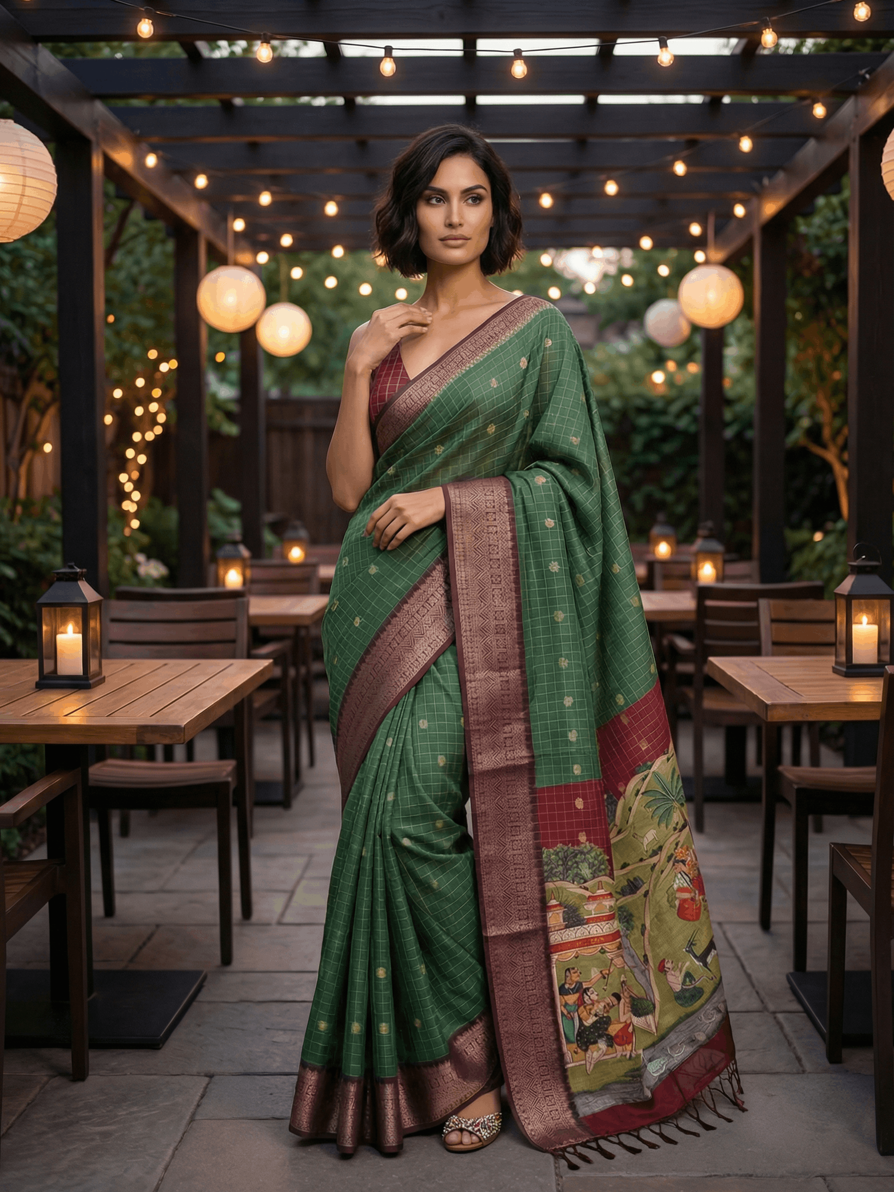 Pushti Dola Silk Saree