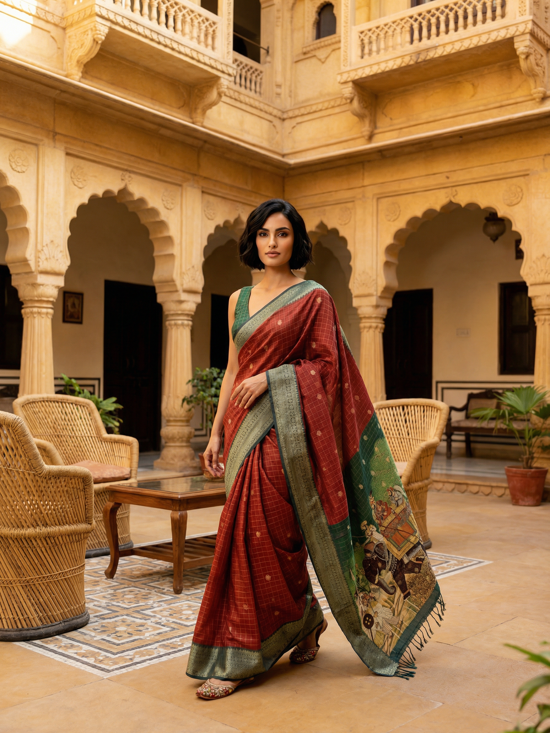 Vishva Dola Silk Saree