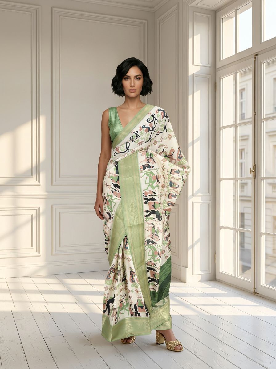 Jungle Story Saree