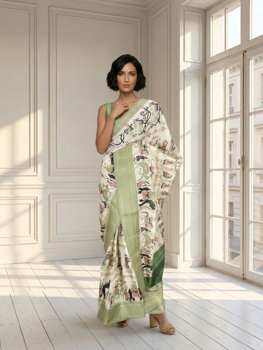 Jungle Story Saree