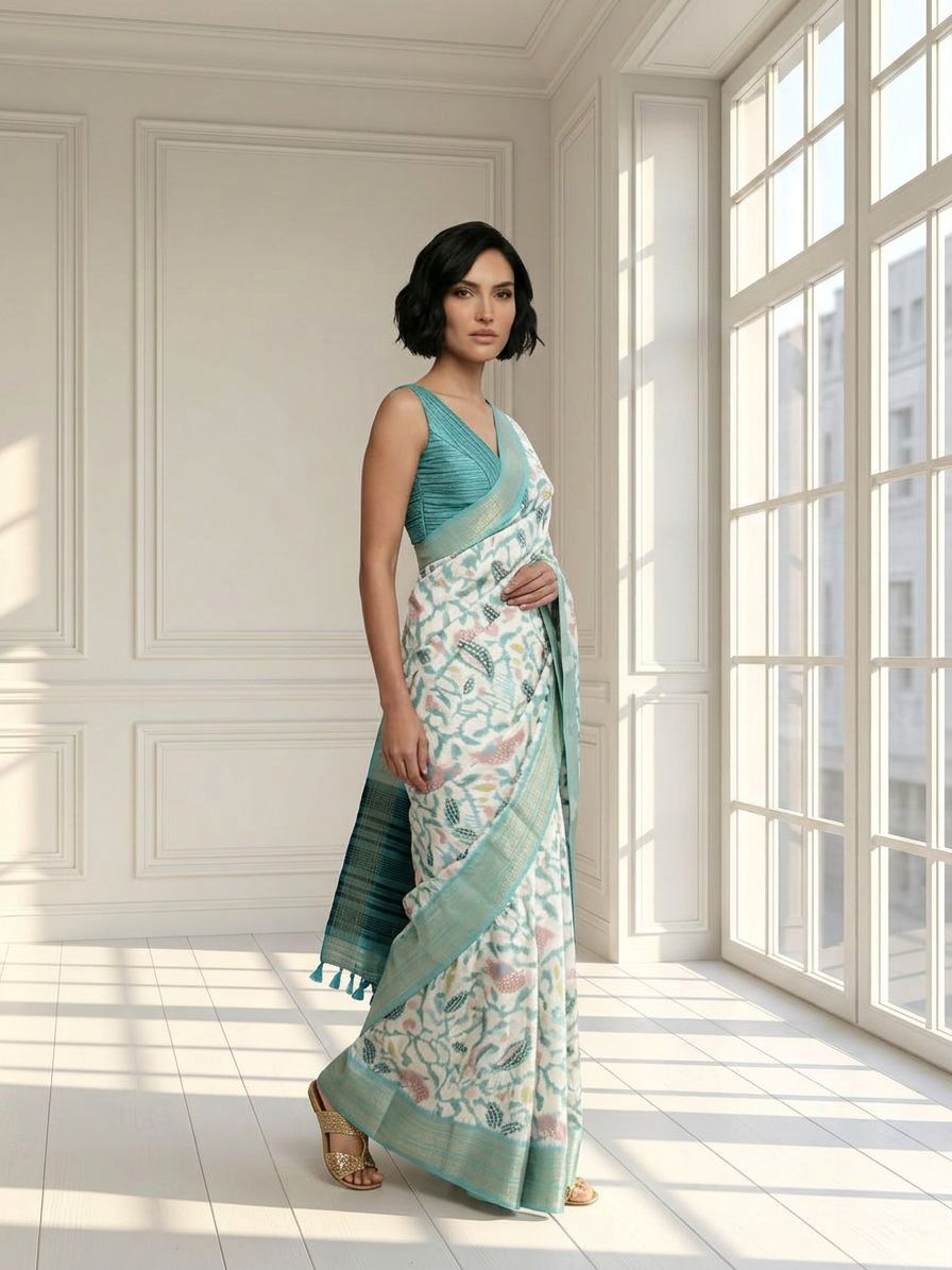 Birdy Floral Saree