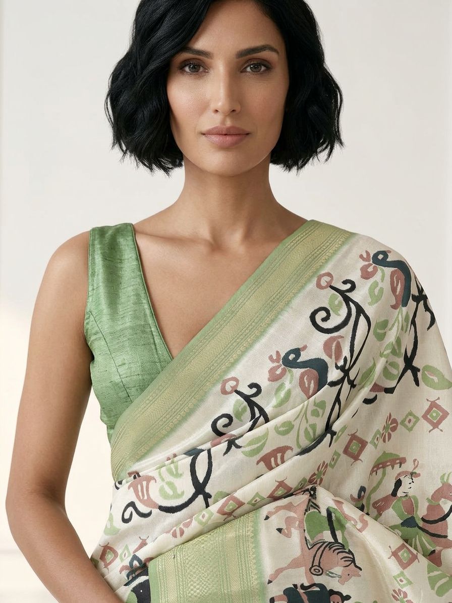 Jungle Story Saree