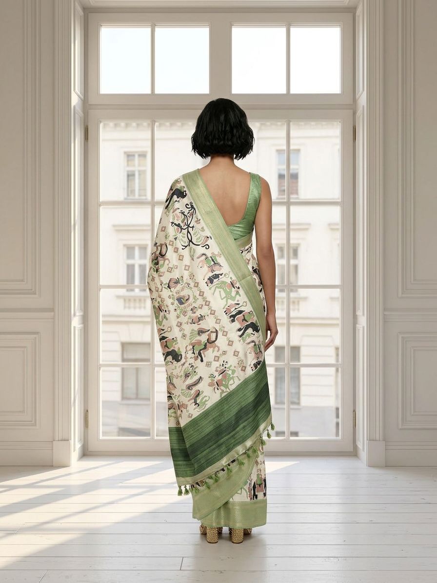 Jungle Story Saree