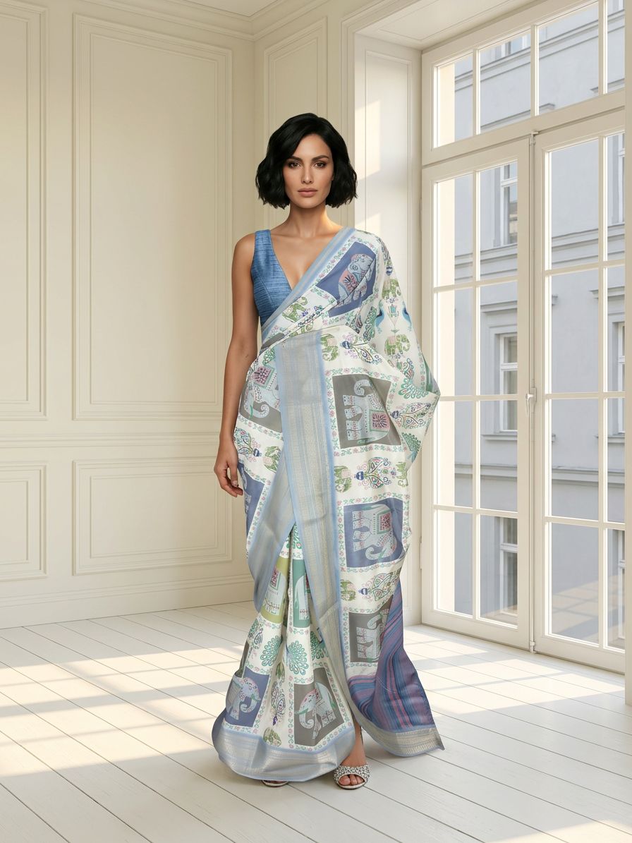 Floral Tales Saree
