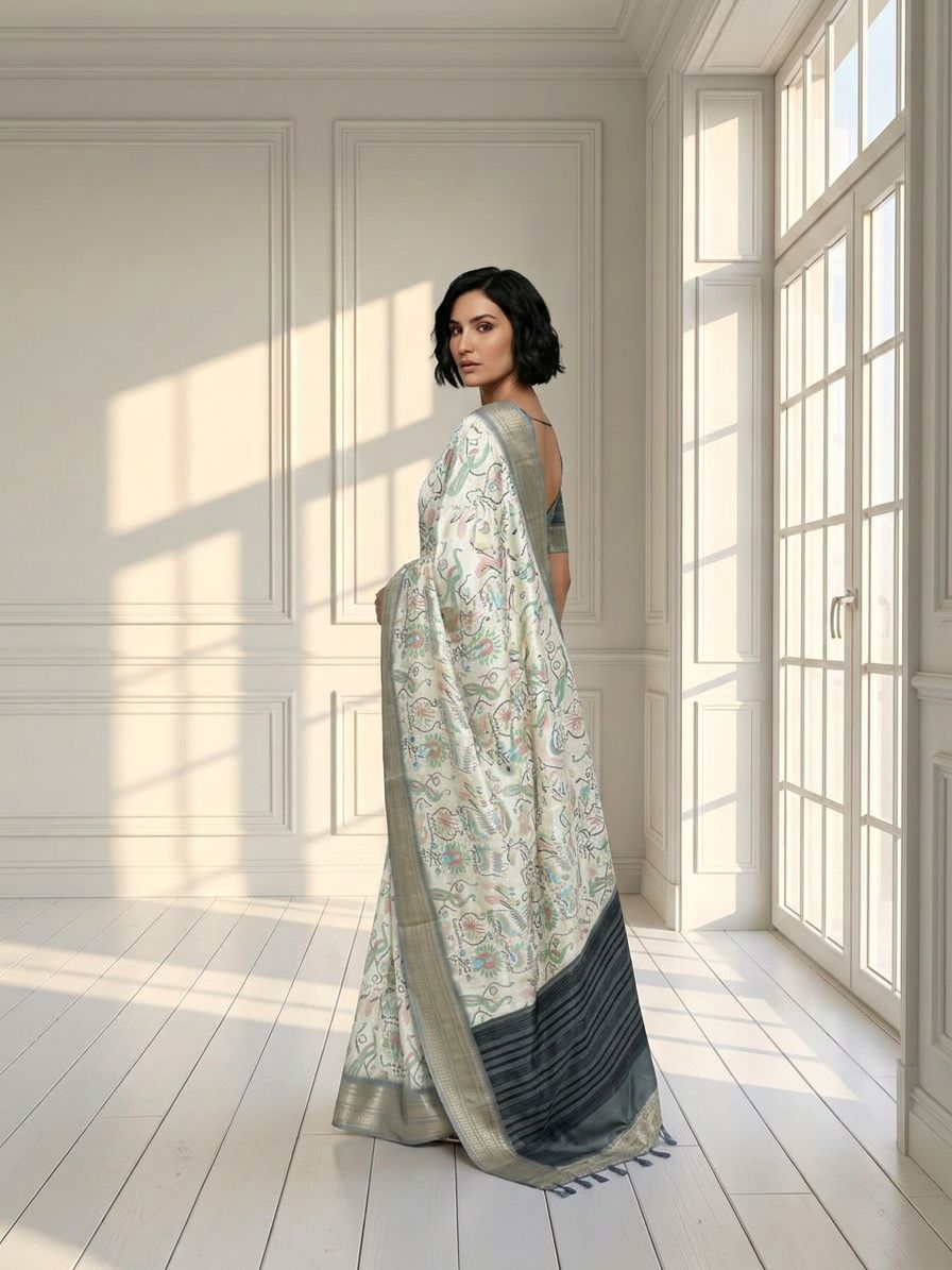 Sketch Garden Saree
