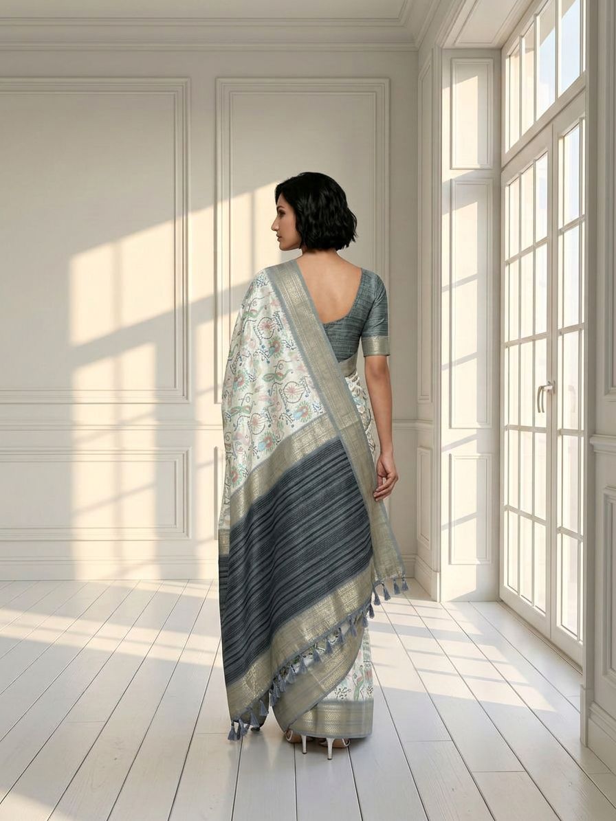 Sketch Garden Saree