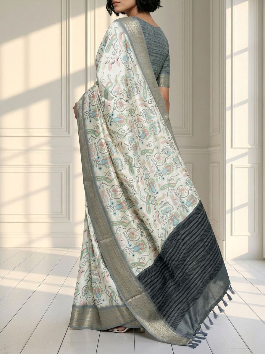 Sketch Garden Saree