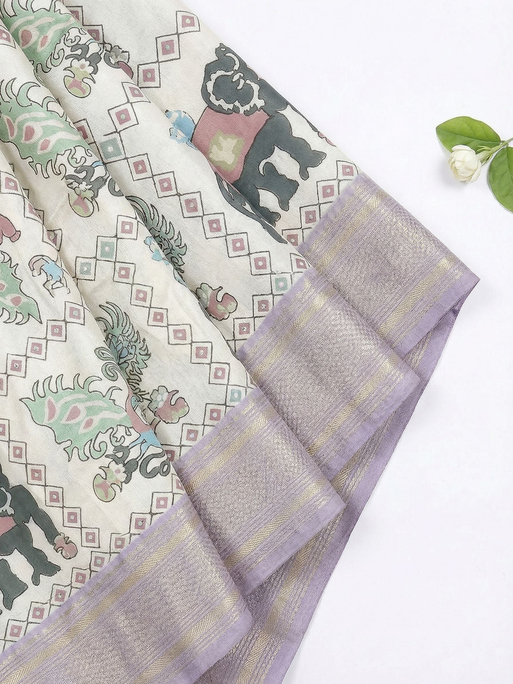 Elephant Dola Silk Saree