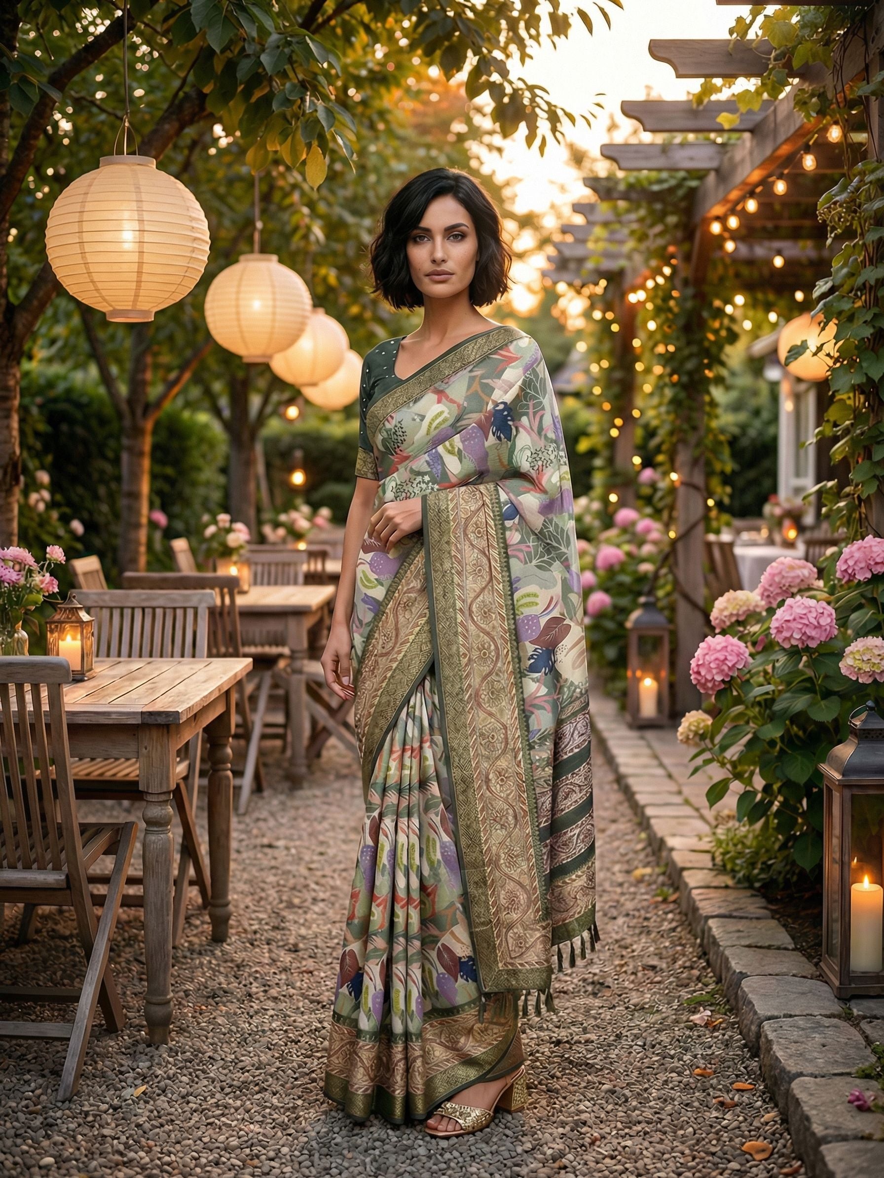 Natural Glow Saree