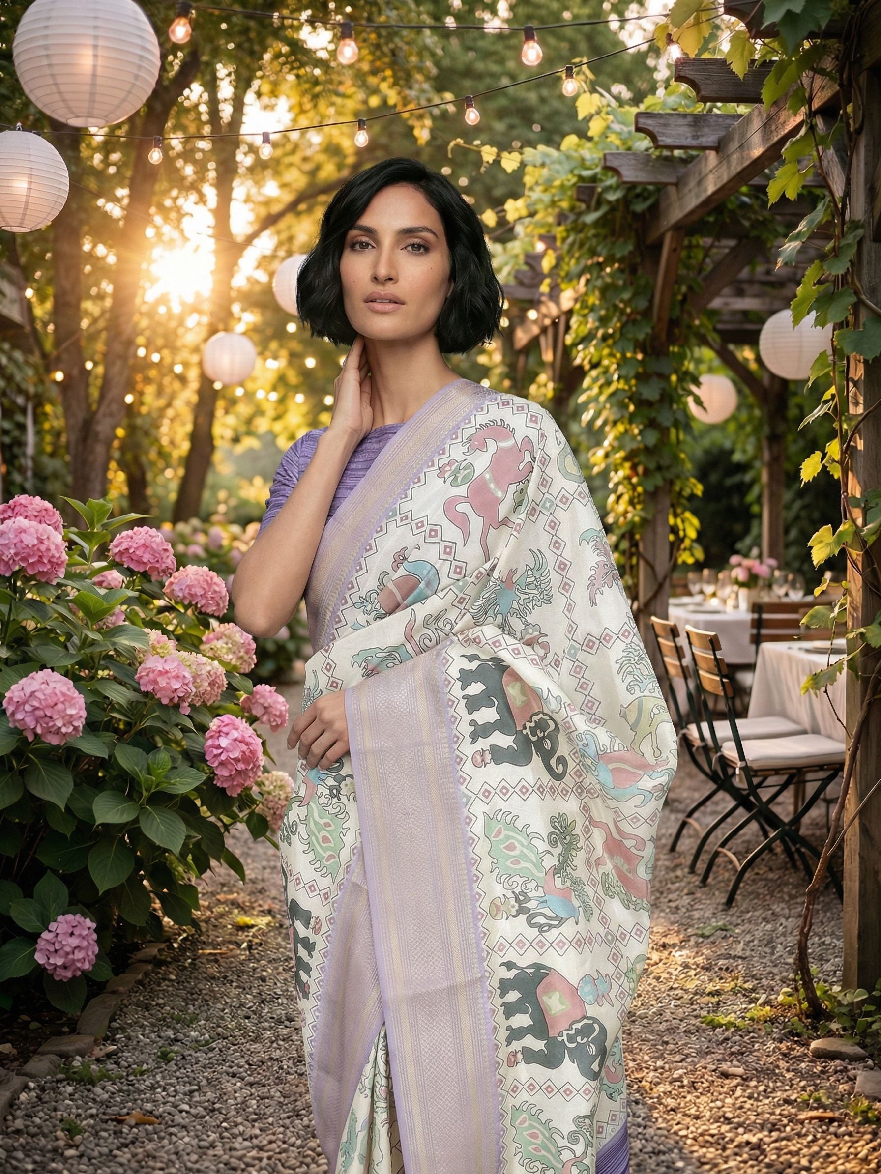 Elephant Dola Silk Saree