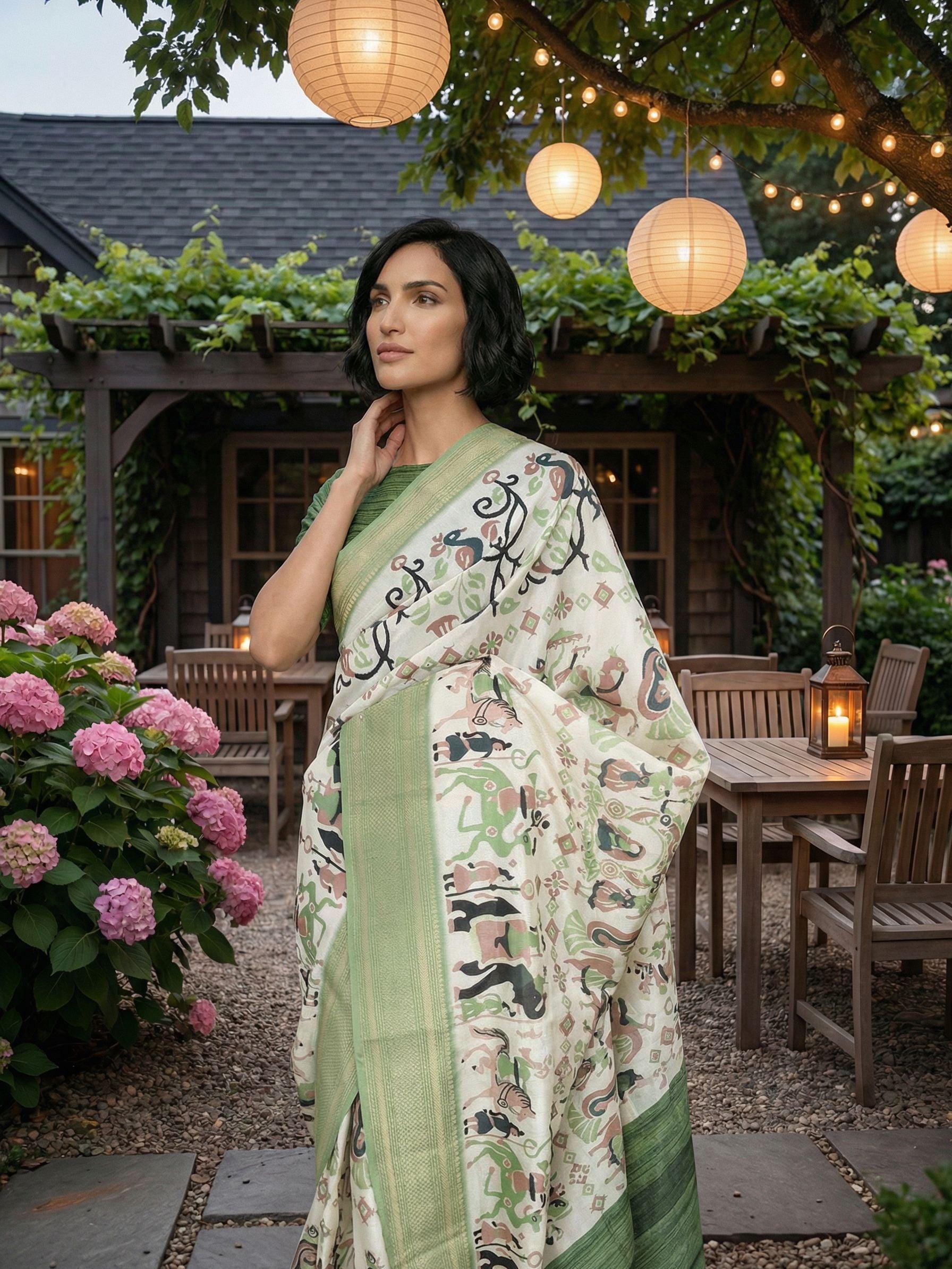 Jungle Story Saree