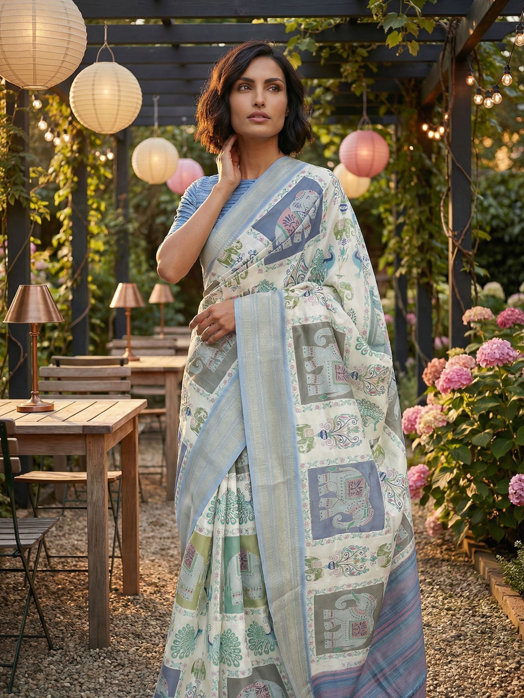 Floral Tales Saree