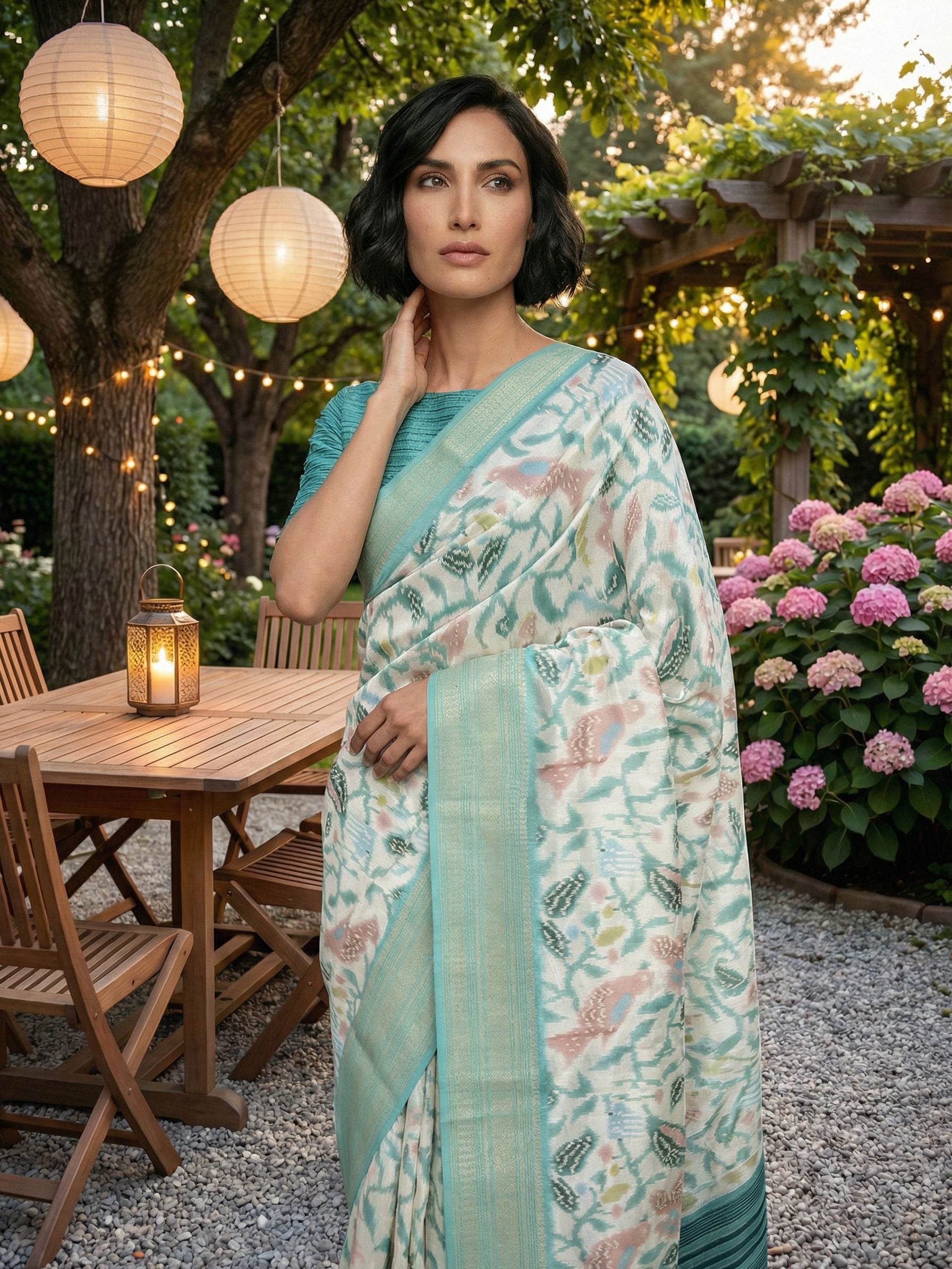 Birdy Floral Saree