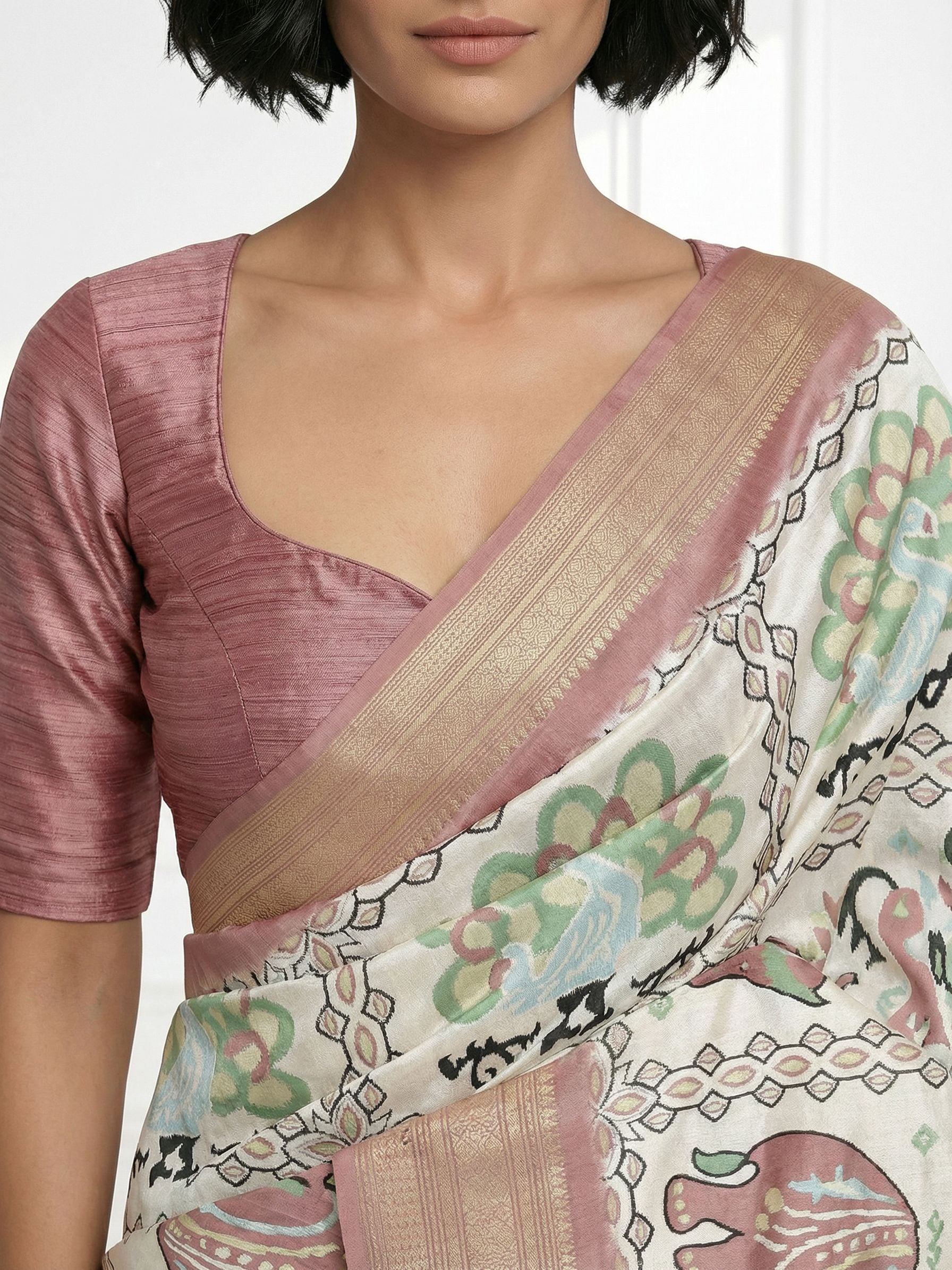 Elephant Grace Saree