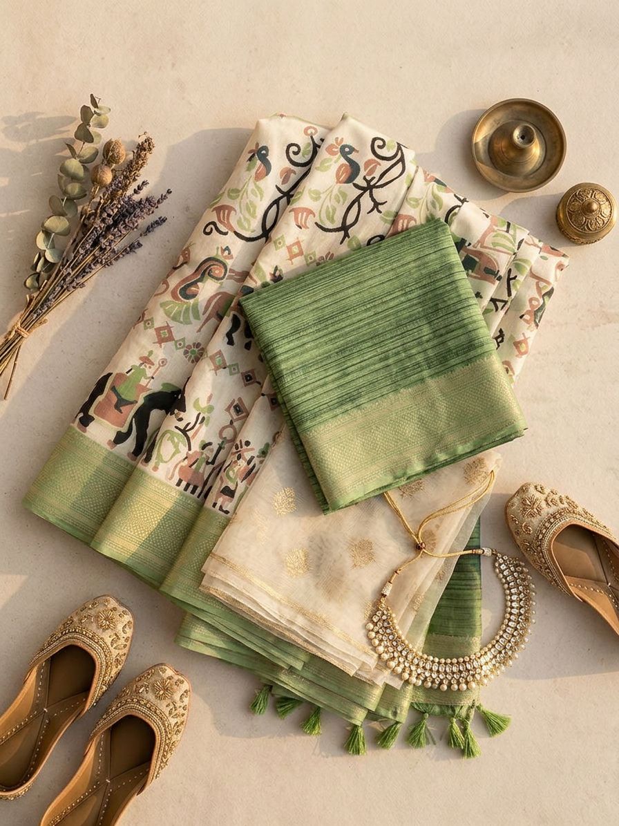 Jungle Story Saree