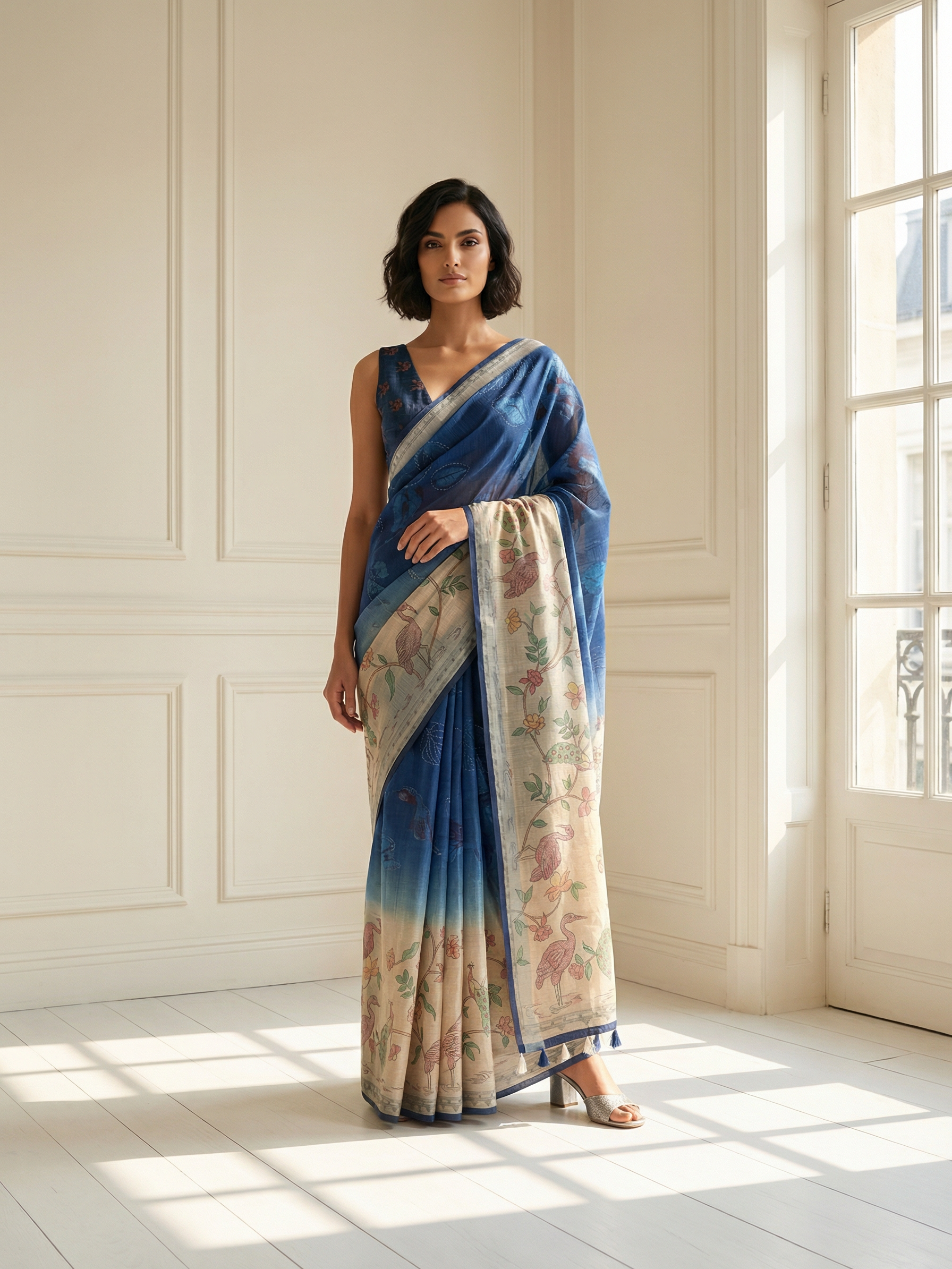 Riya Blue saree