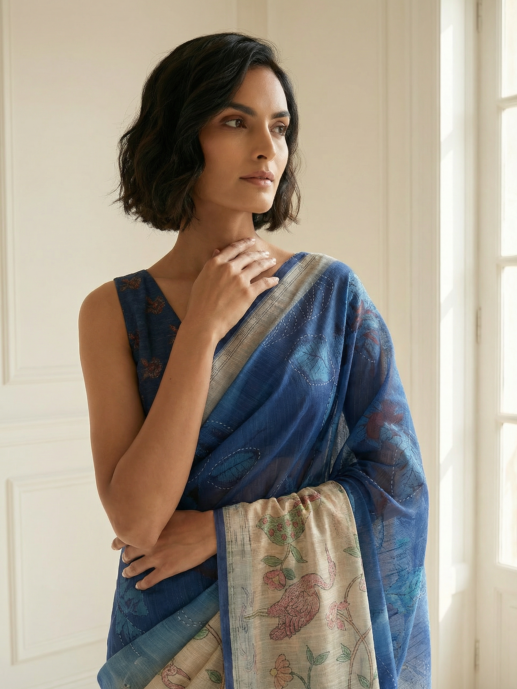 Riya Blue saree