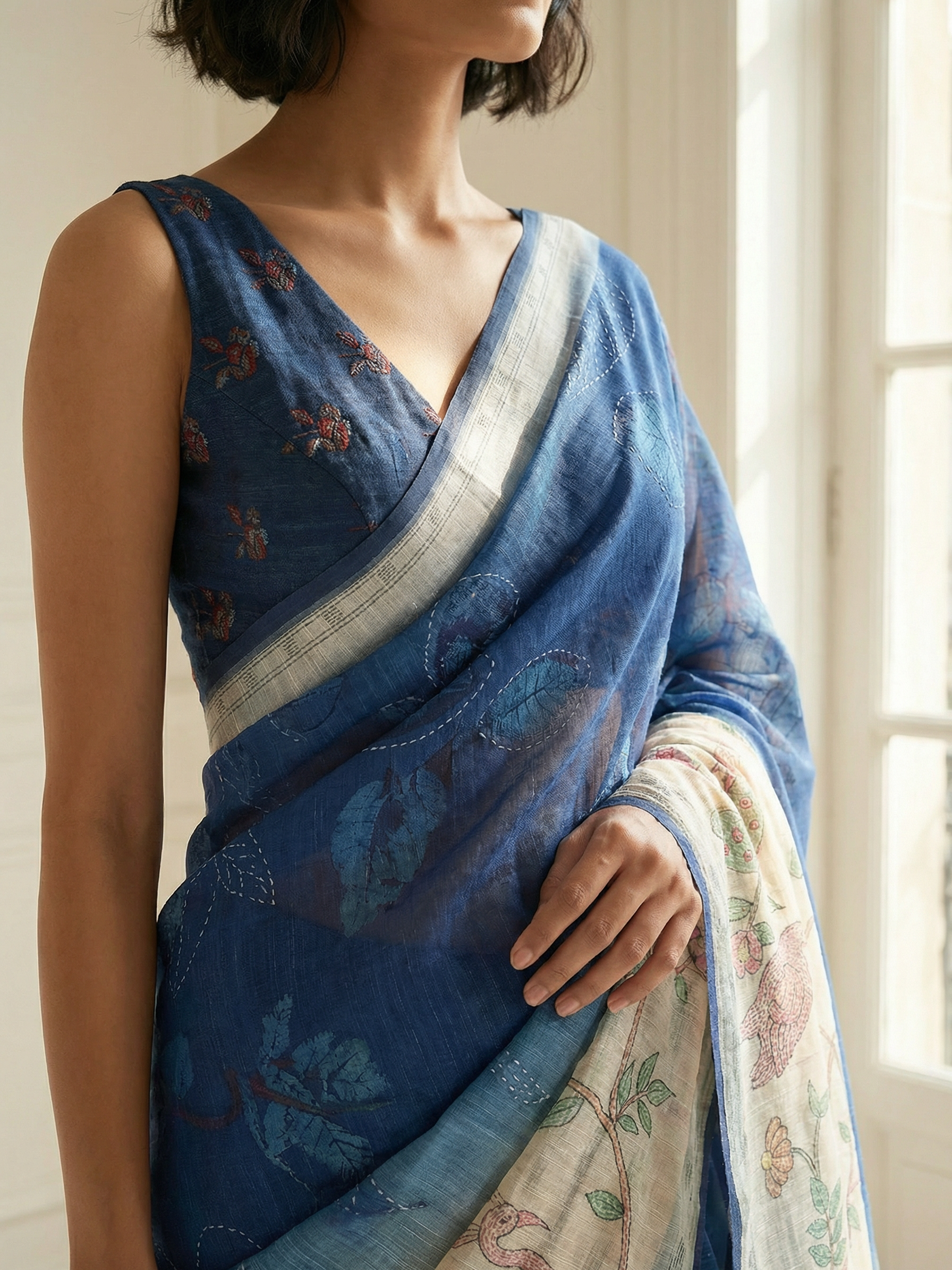 Riya Blue saree