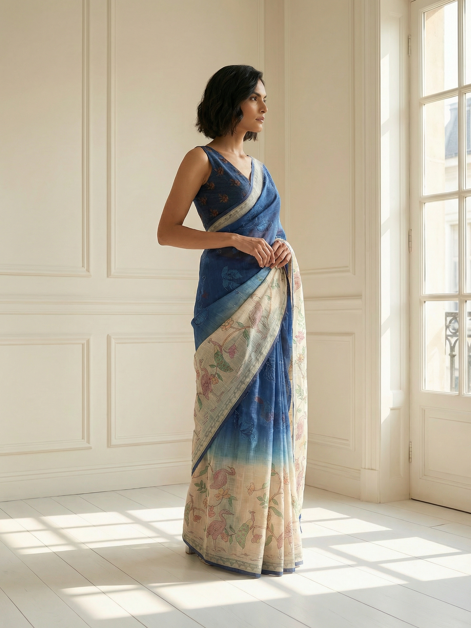 Riya Blue saree