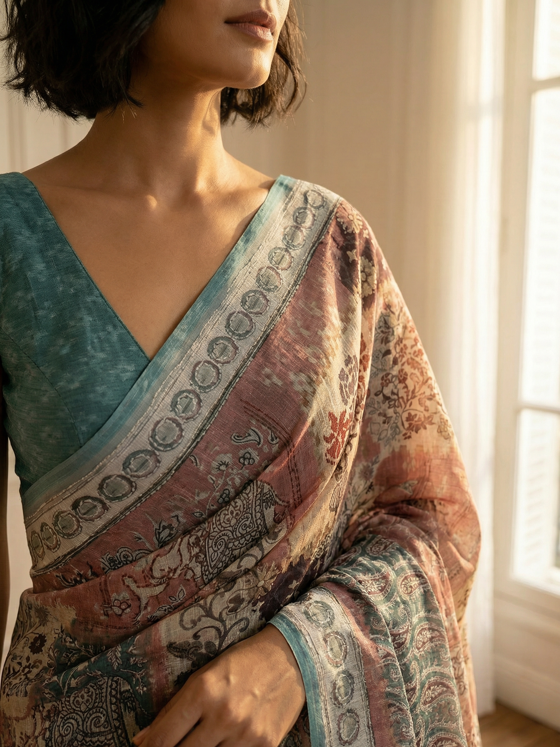 Tara Pink Saree