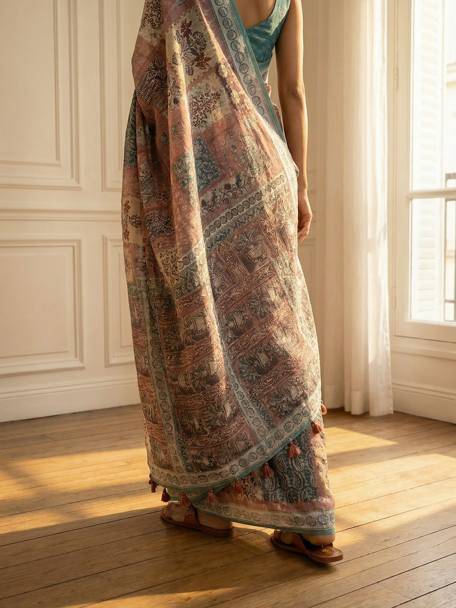 Tara Pink Saree