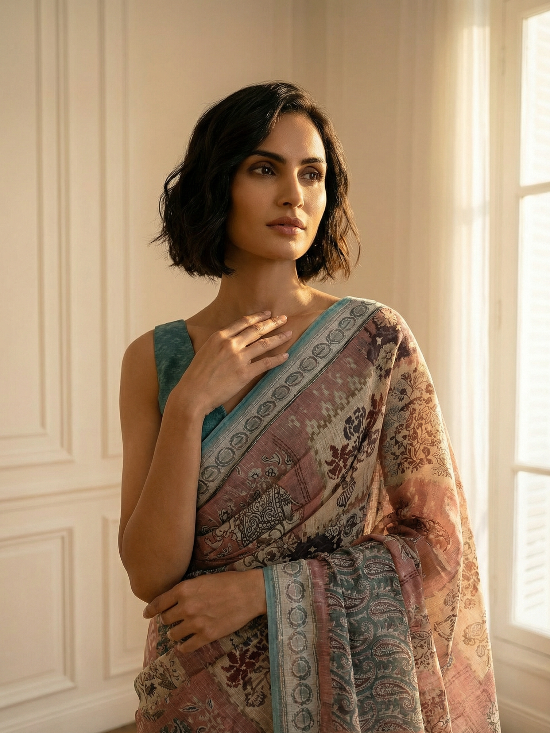 Tara Pink Saree