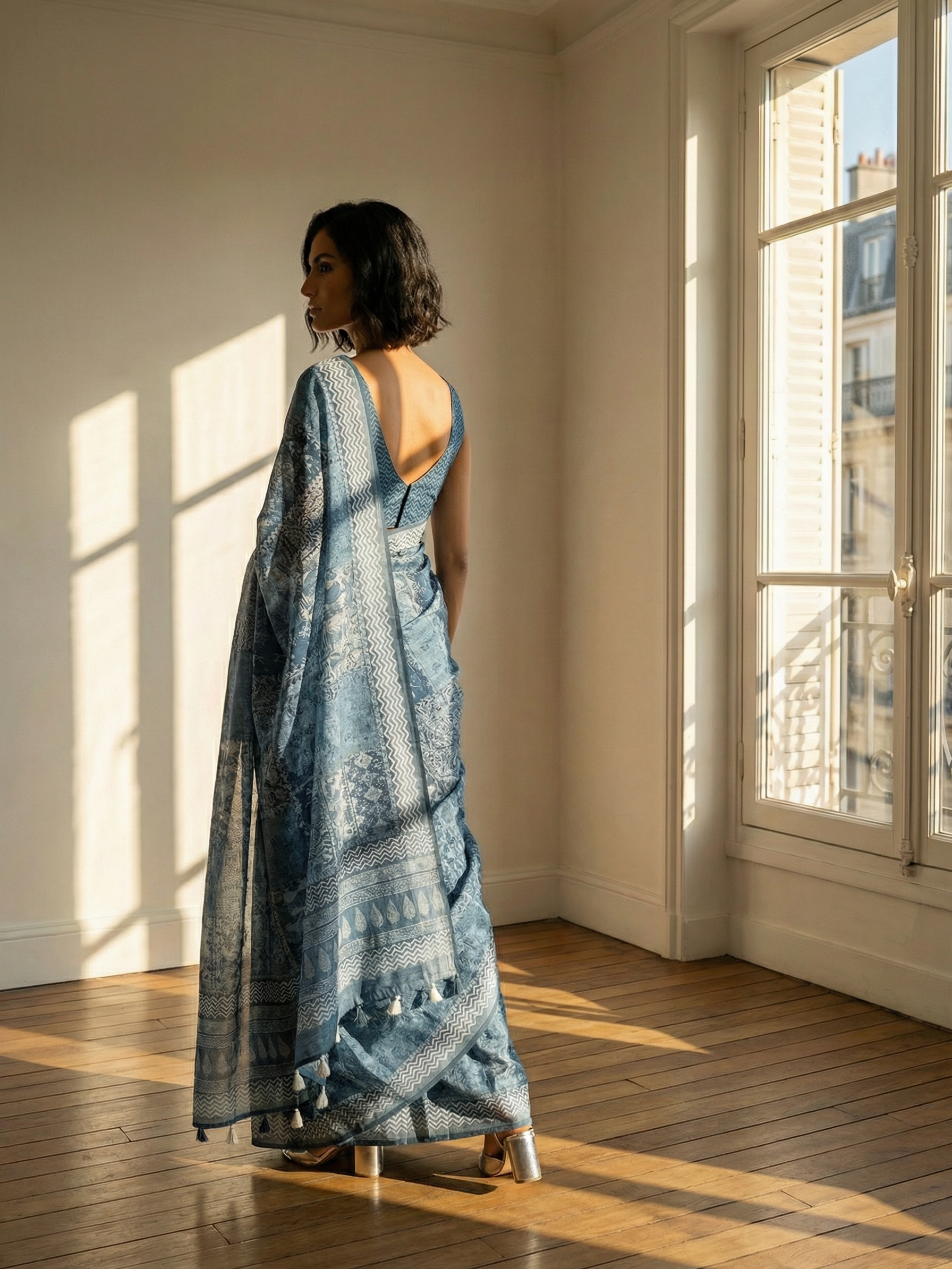 Lily Blue Saree