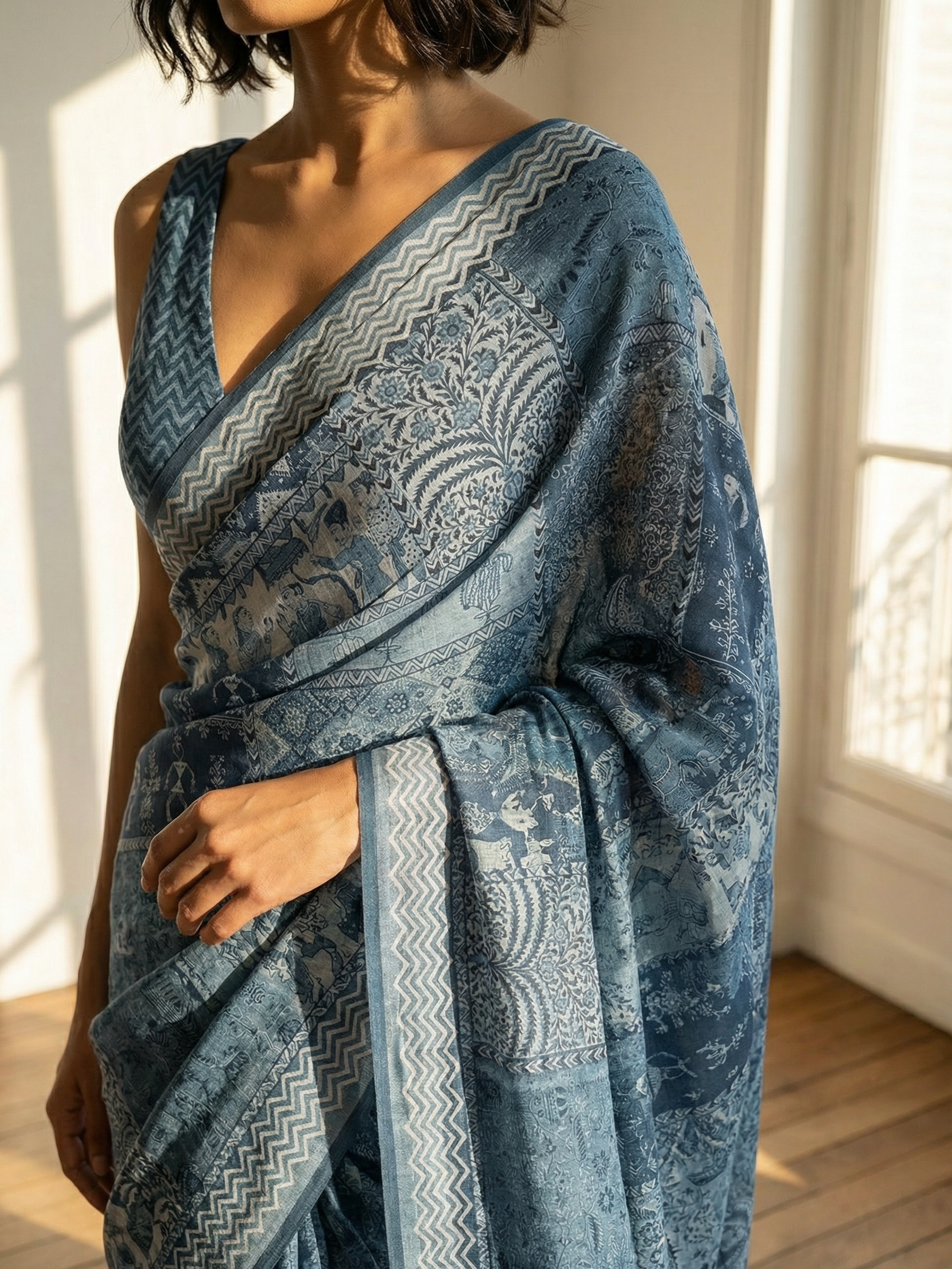 Lily Blue Saree