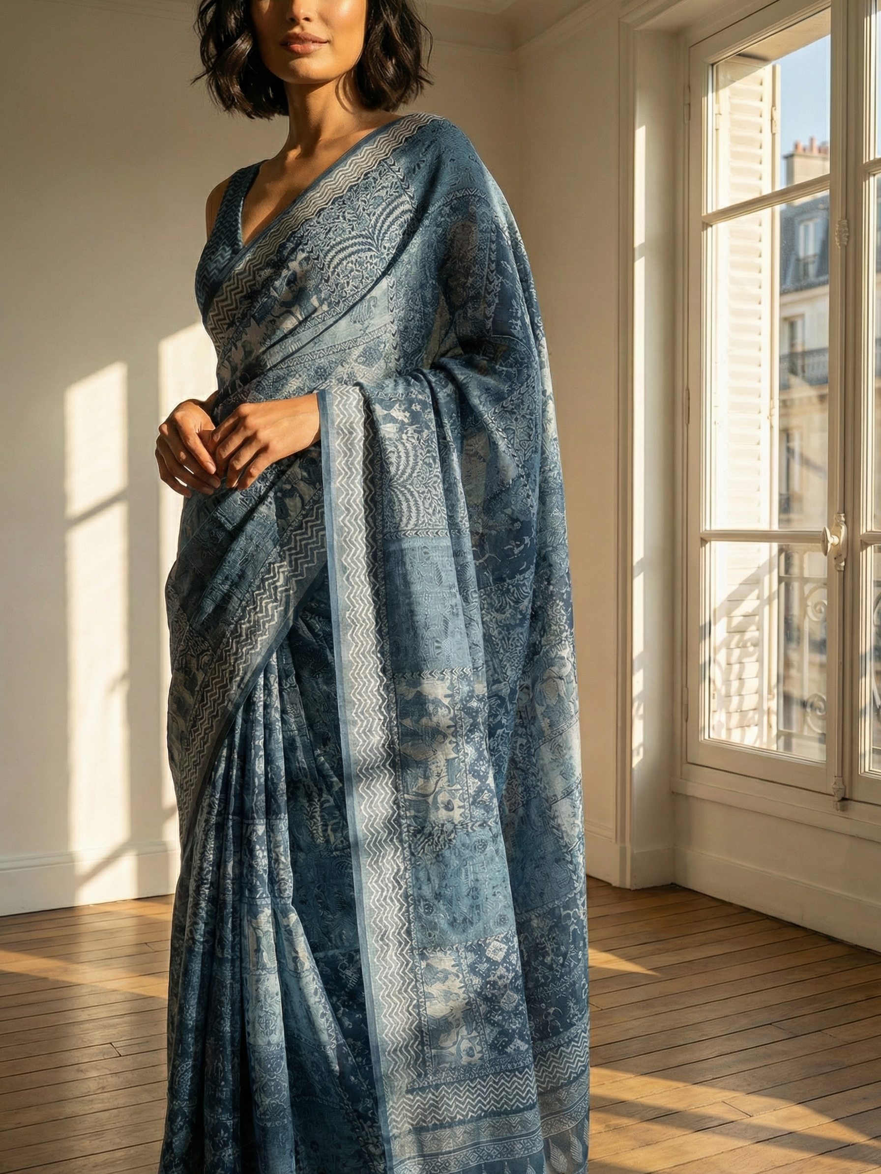 Lily Blue Saree