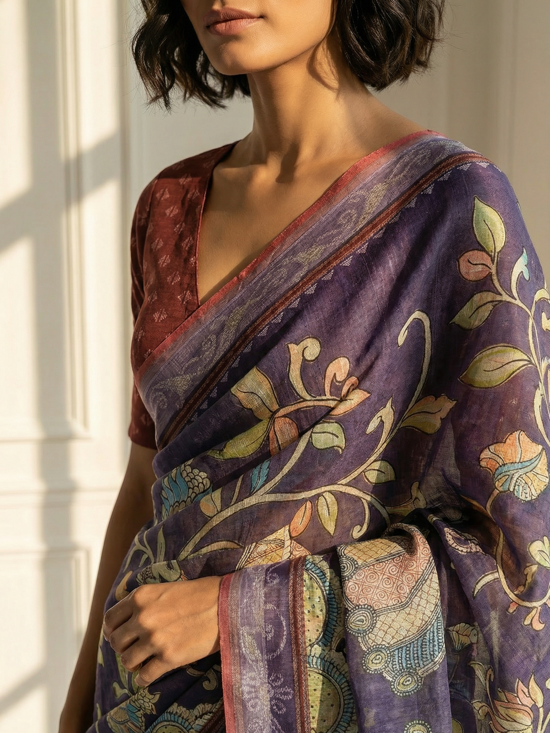 Purple Fairy Saree