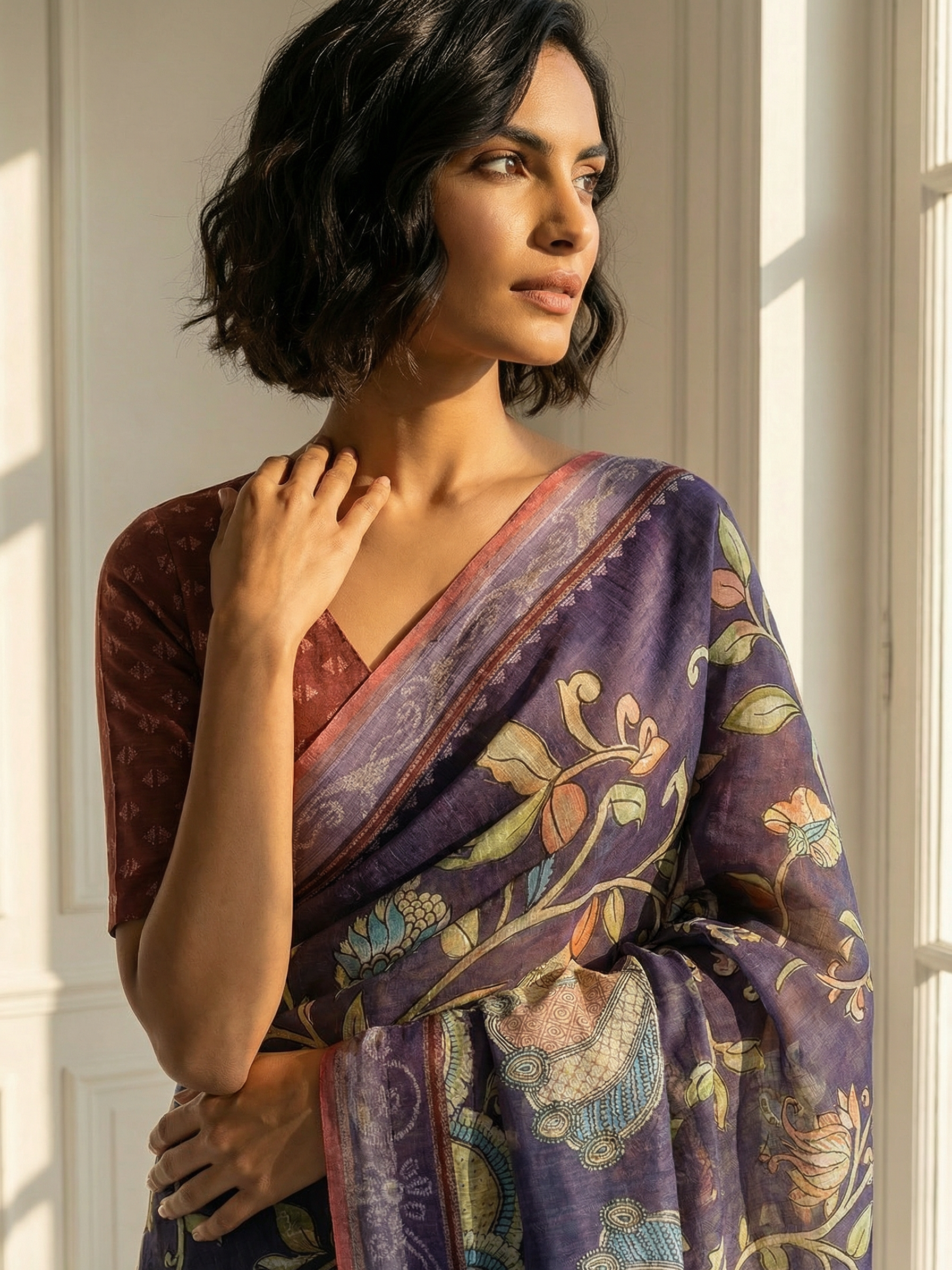 Purple Fairy Saree