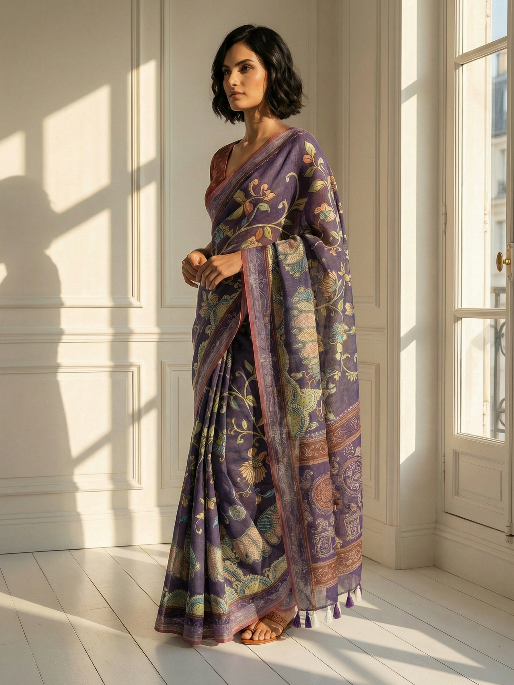 Purple Fairy Saree