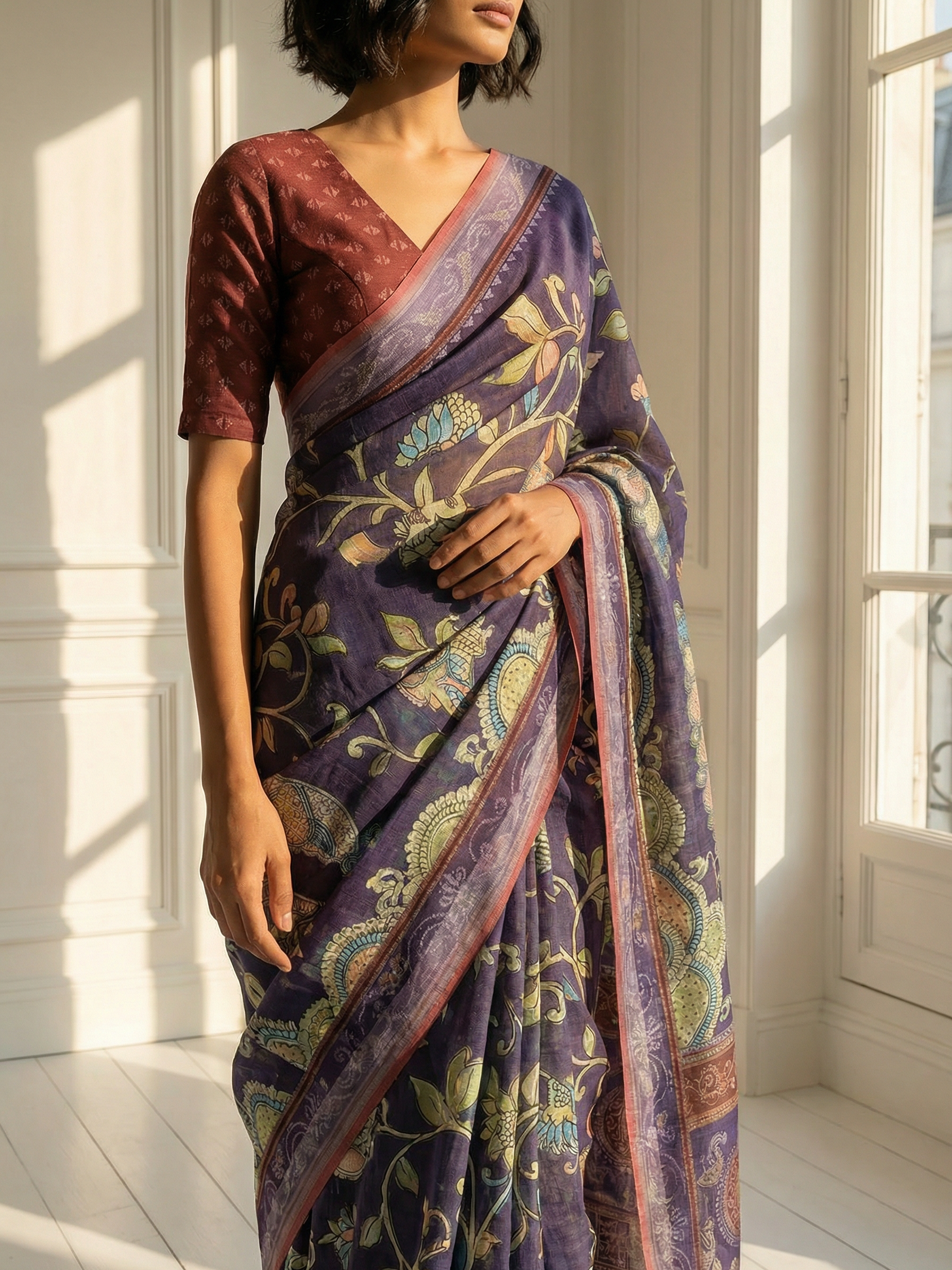 Purple Fairy Saree