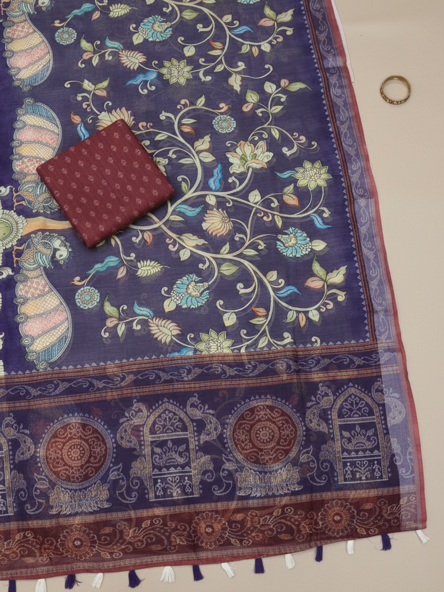 Purple Fairy Saree