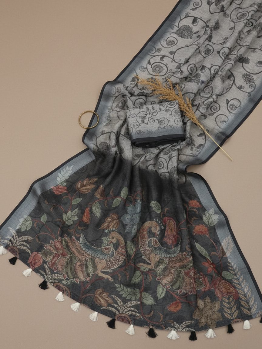 Raina Grey Saree