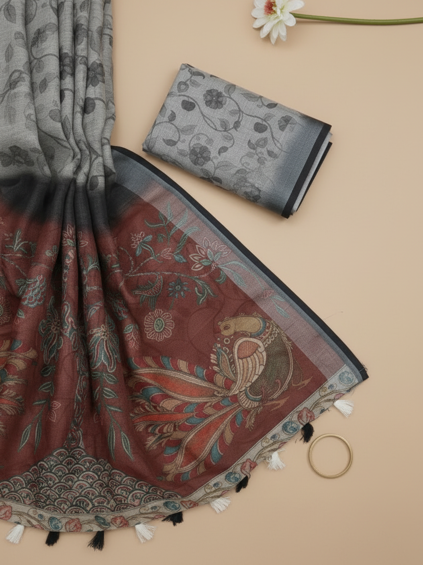 Isha Ivory Saree