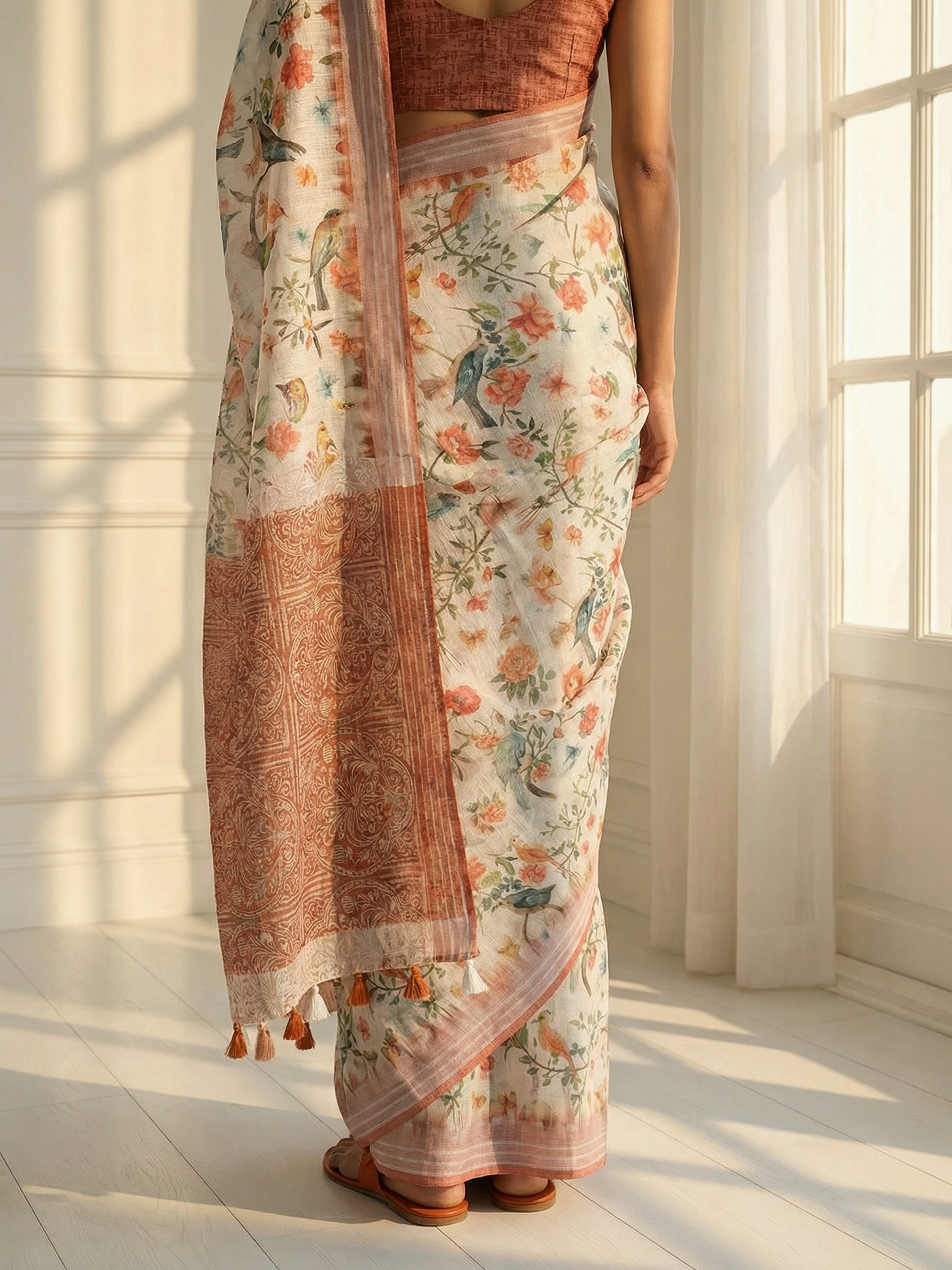 Aanchal Floral Saree