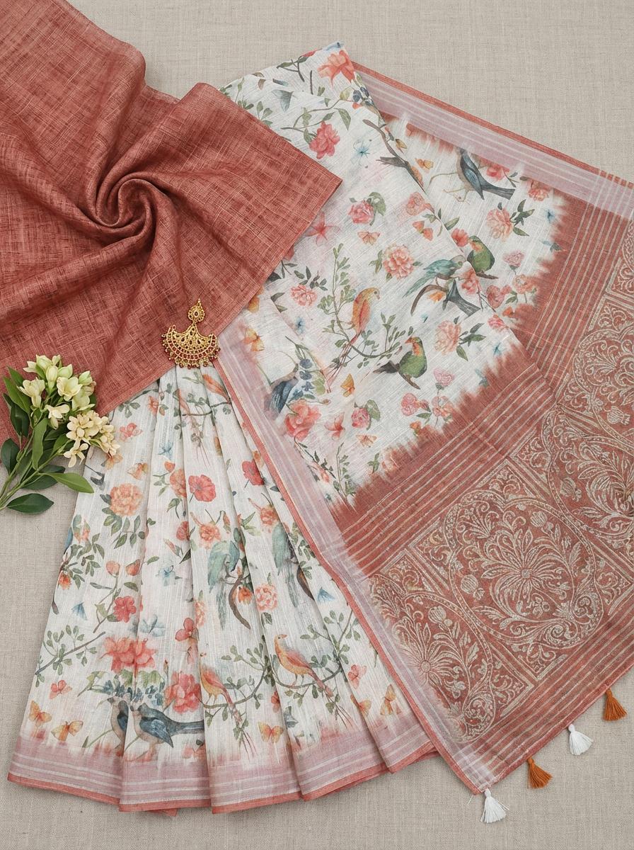 Aanchal Floral Saree