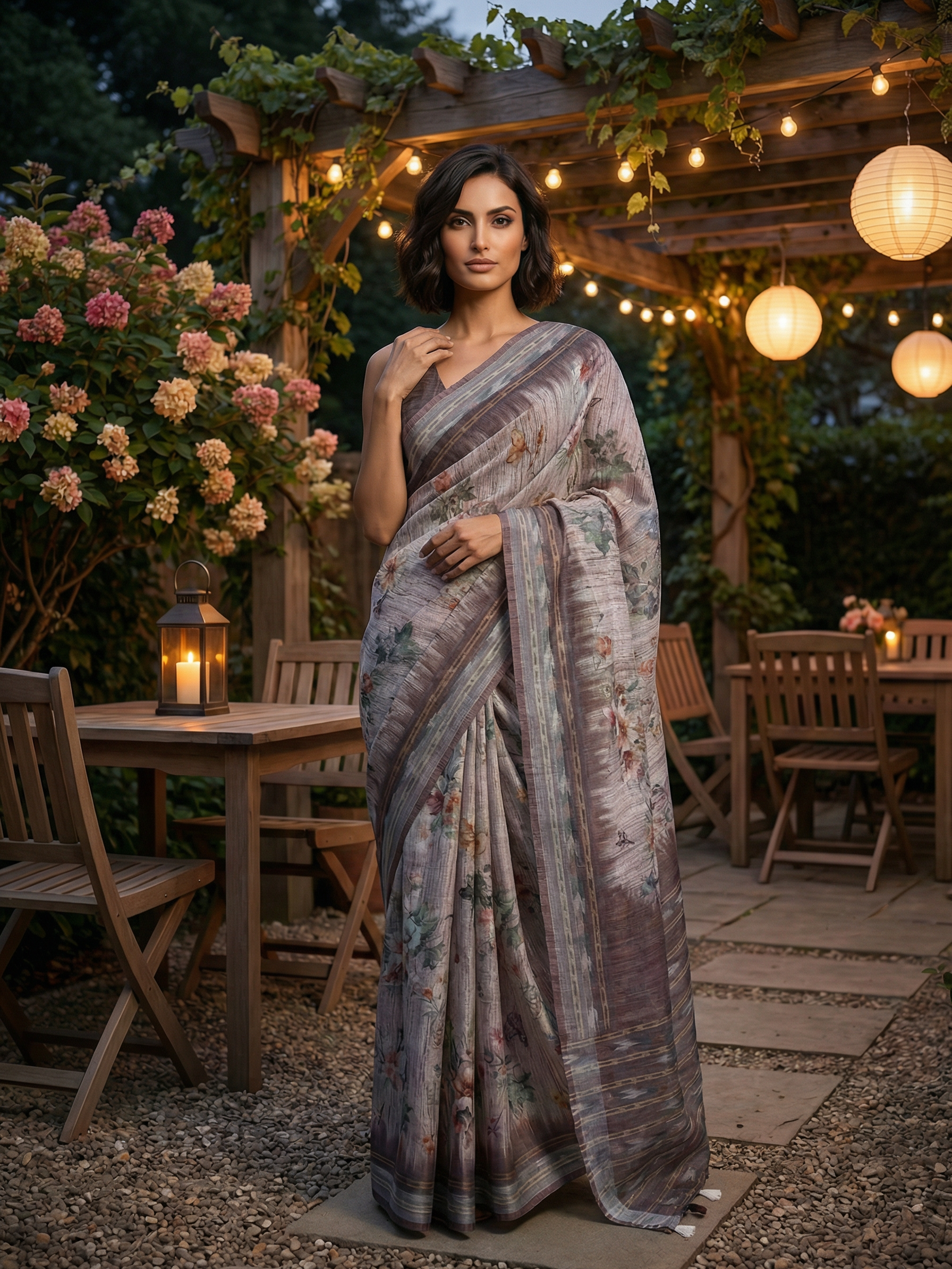 Petal Poem Saree
