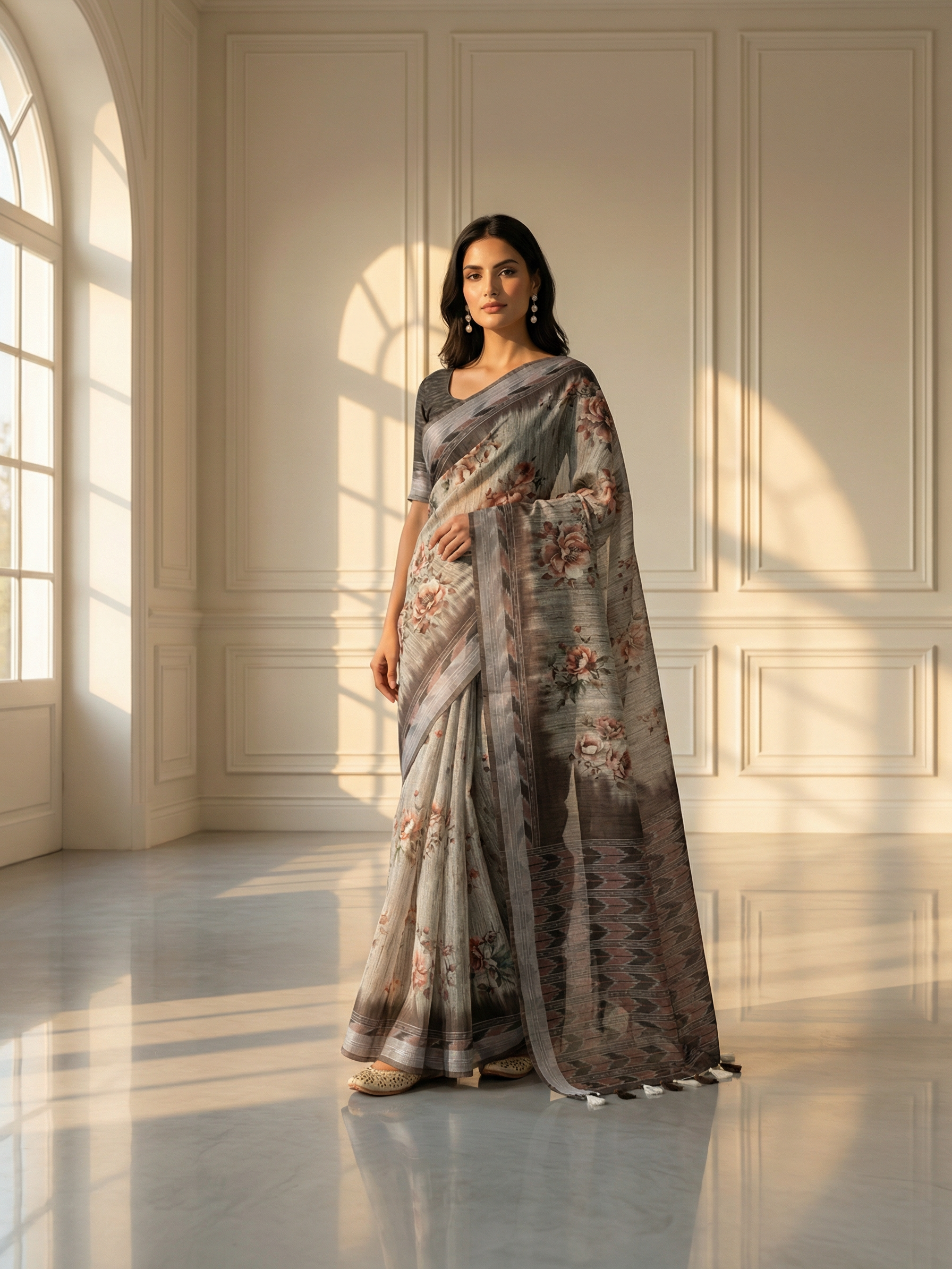 Navya Floral Saree