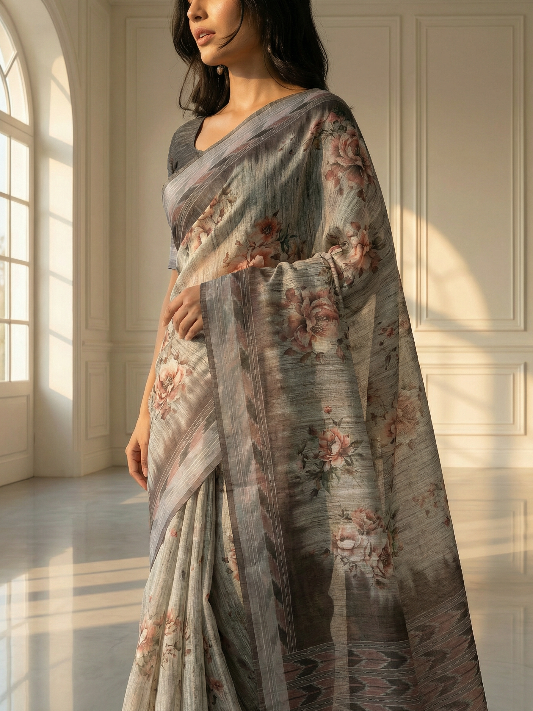 Navya Floral Saree