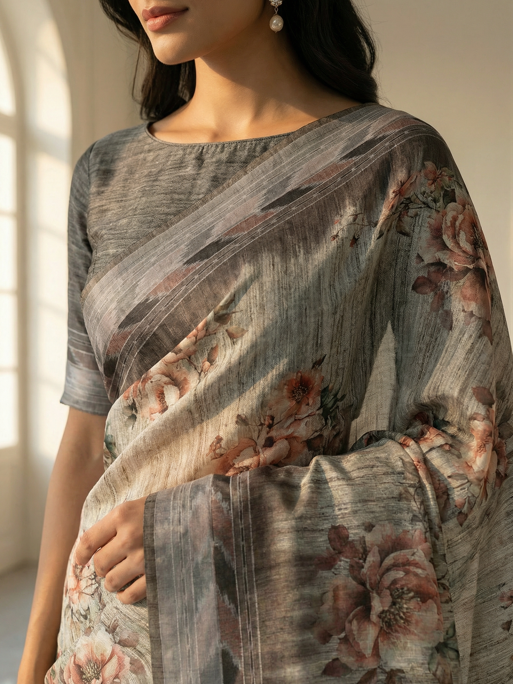 Navya Floral Saree