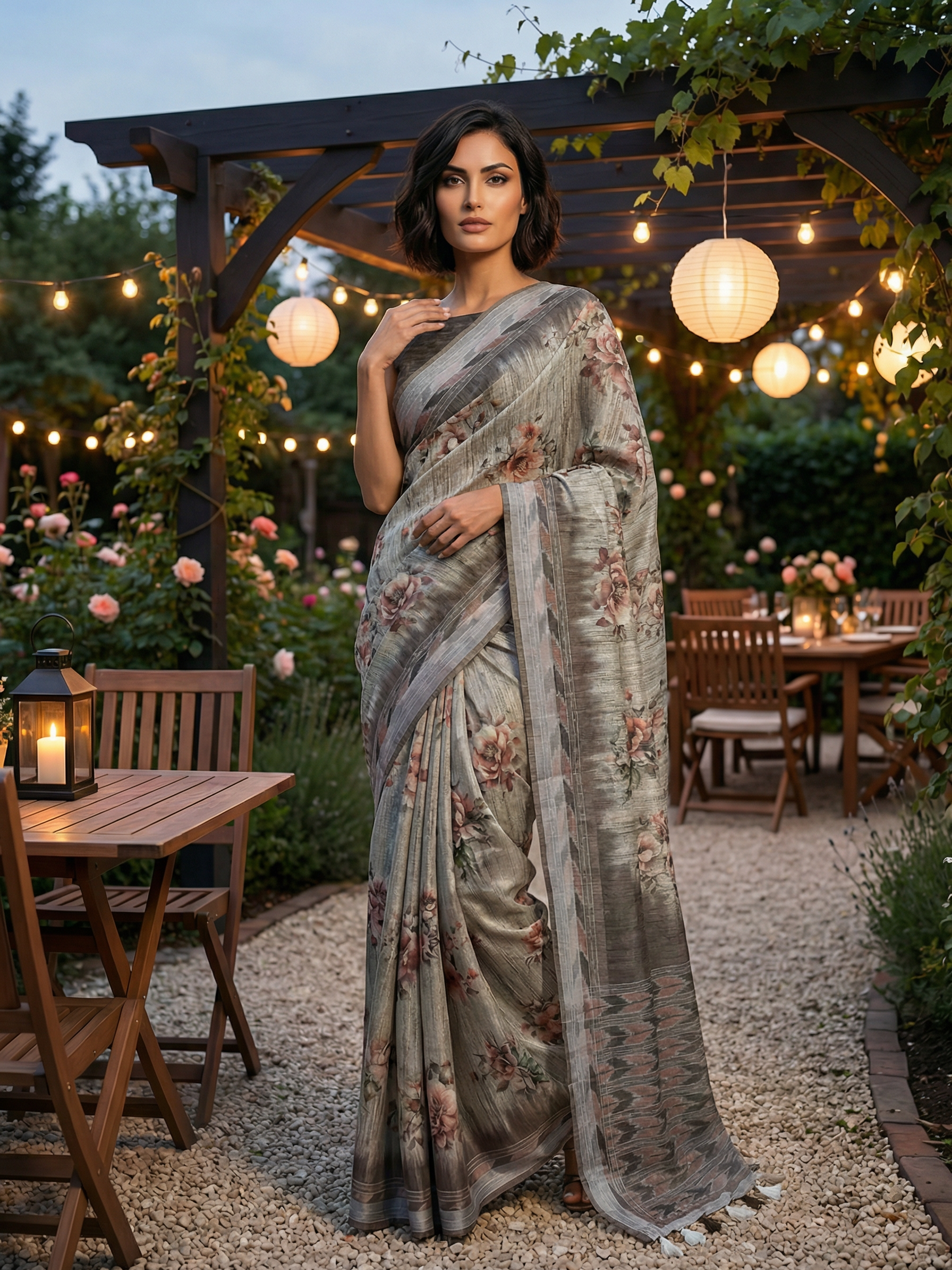 Navya Floral Saree