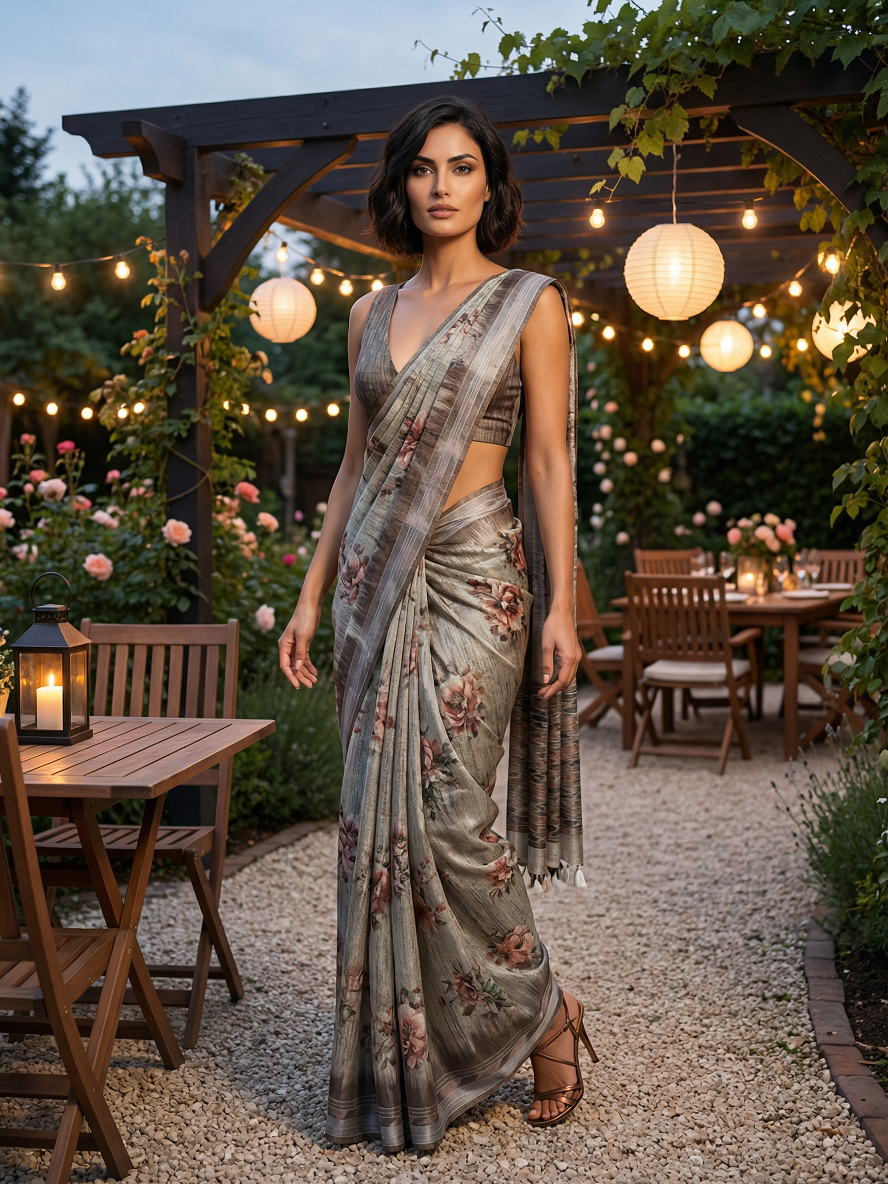 Navya Floral Saree