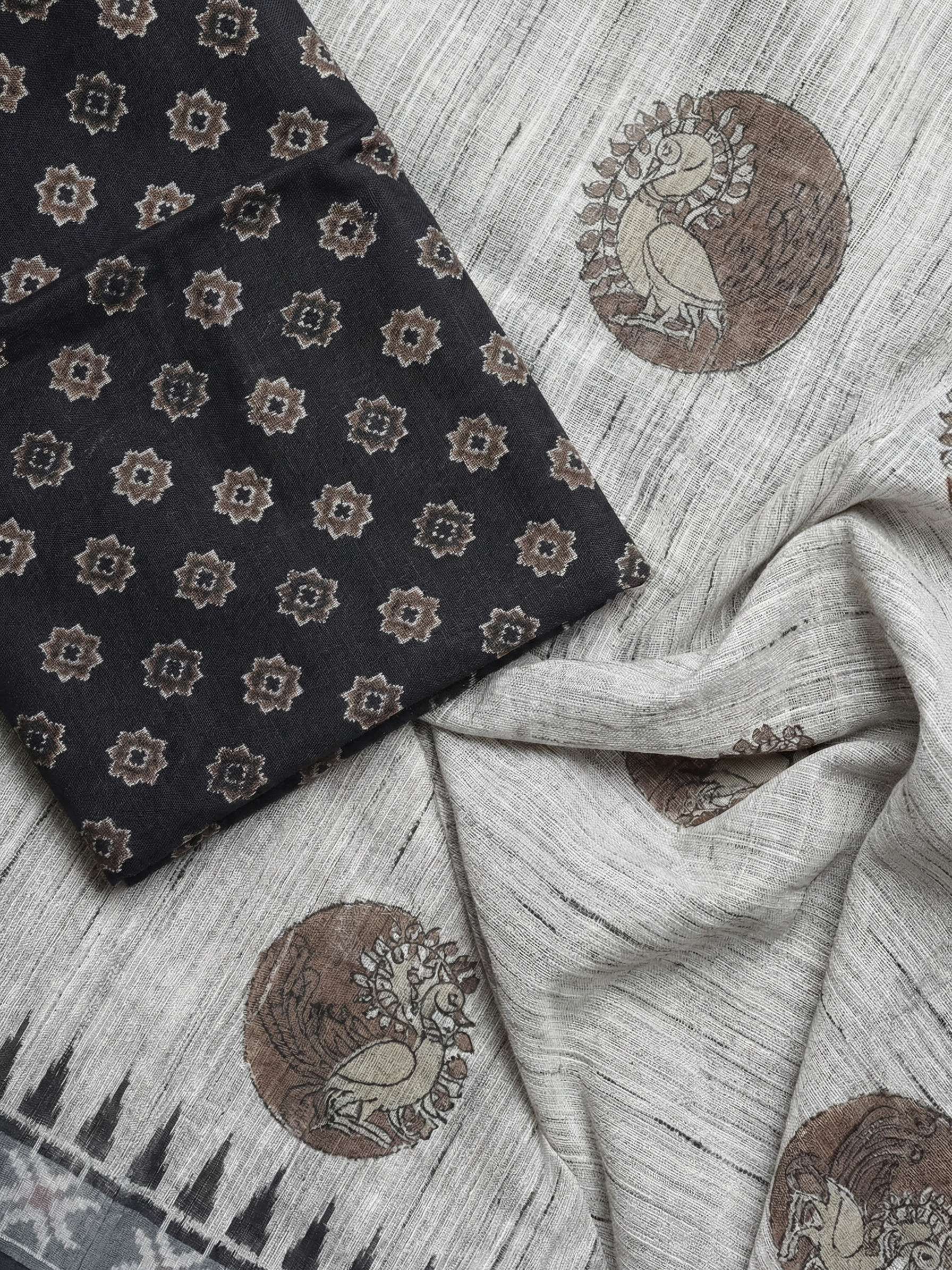 Gauri Grey Saree