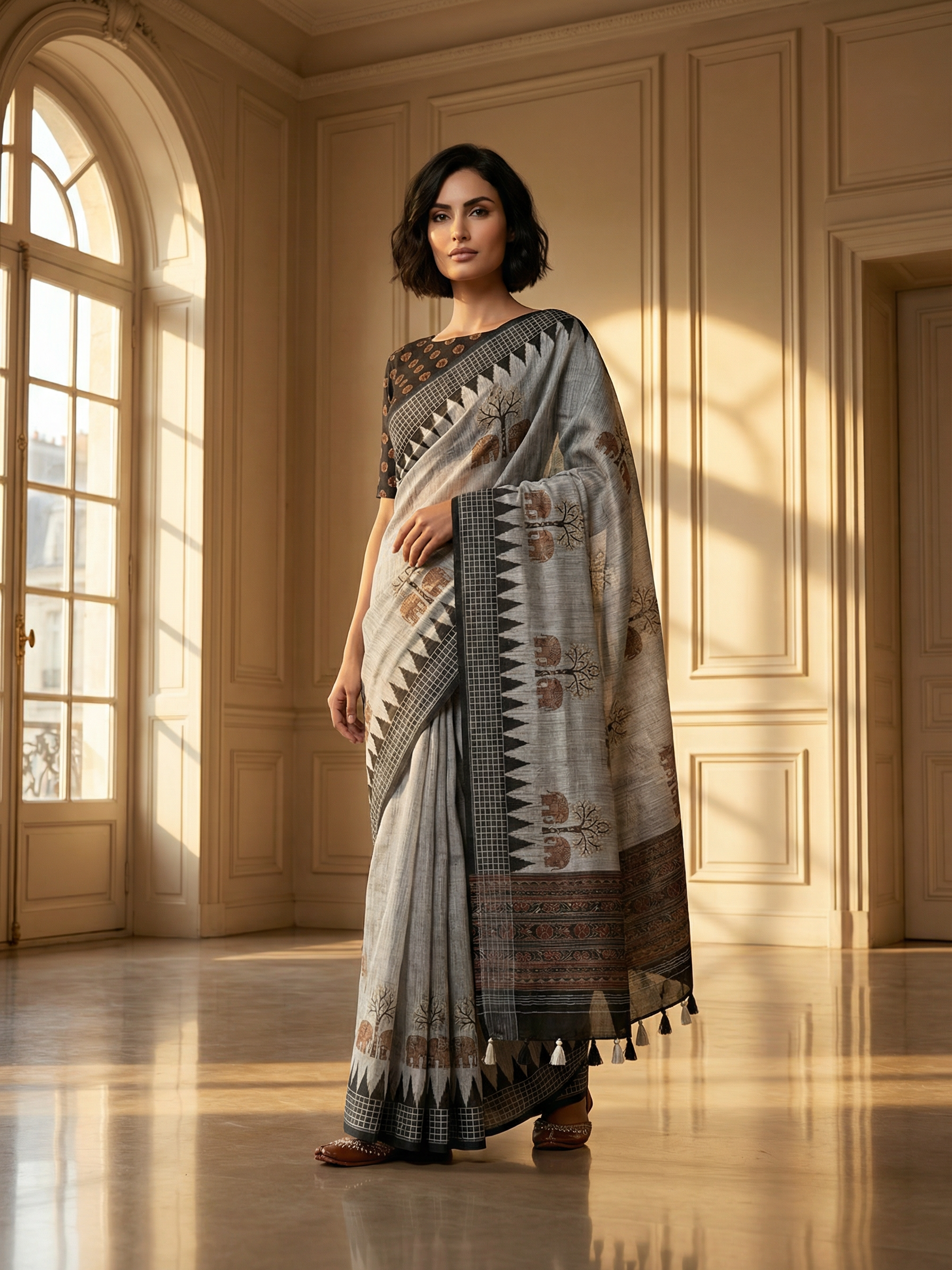 Grace in Tree Saree